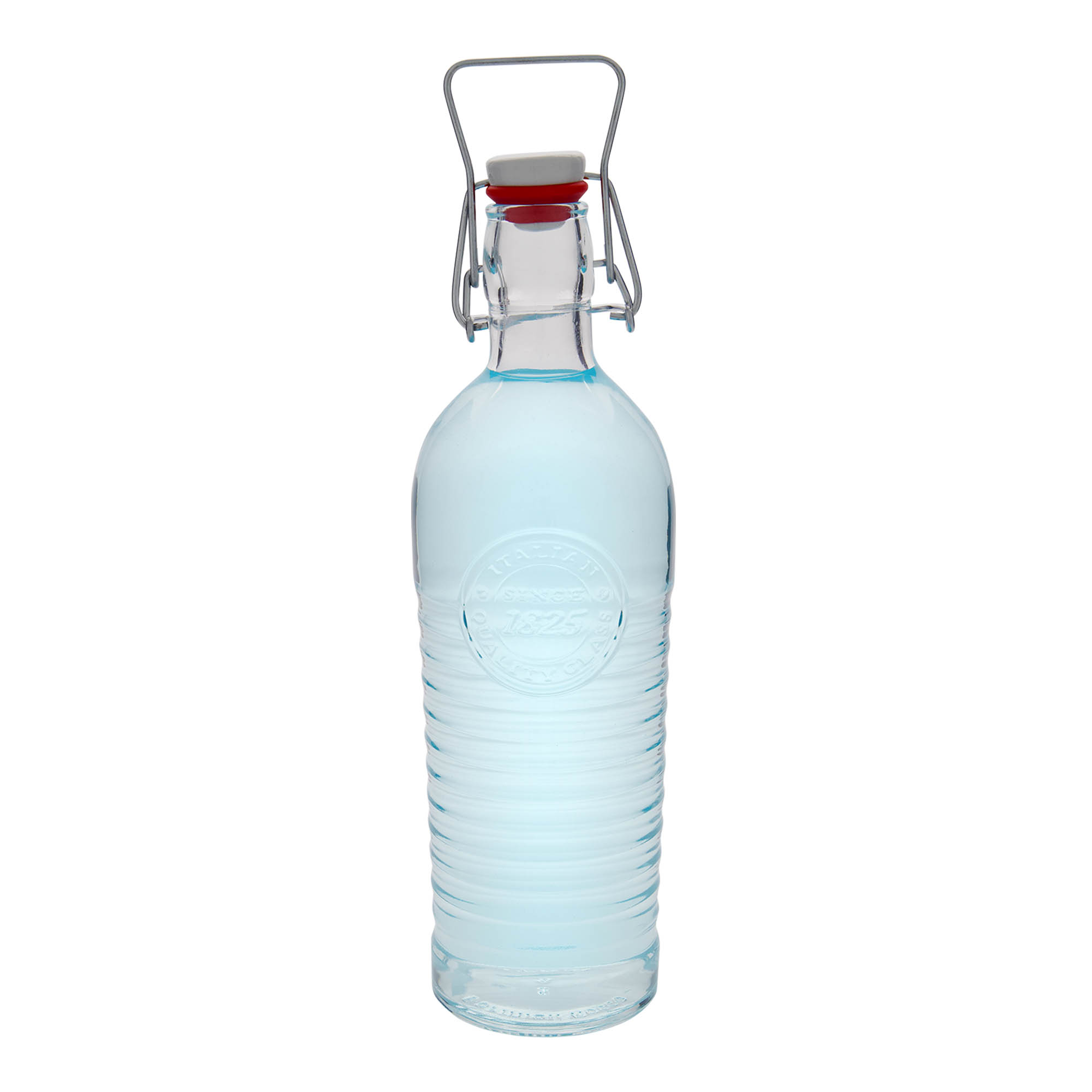 1 200 ml glasflaska 'Officina 1825', öppning: bygelkork 1 200 ml glasflaska 'Officina 1825', öppning: bygelkork