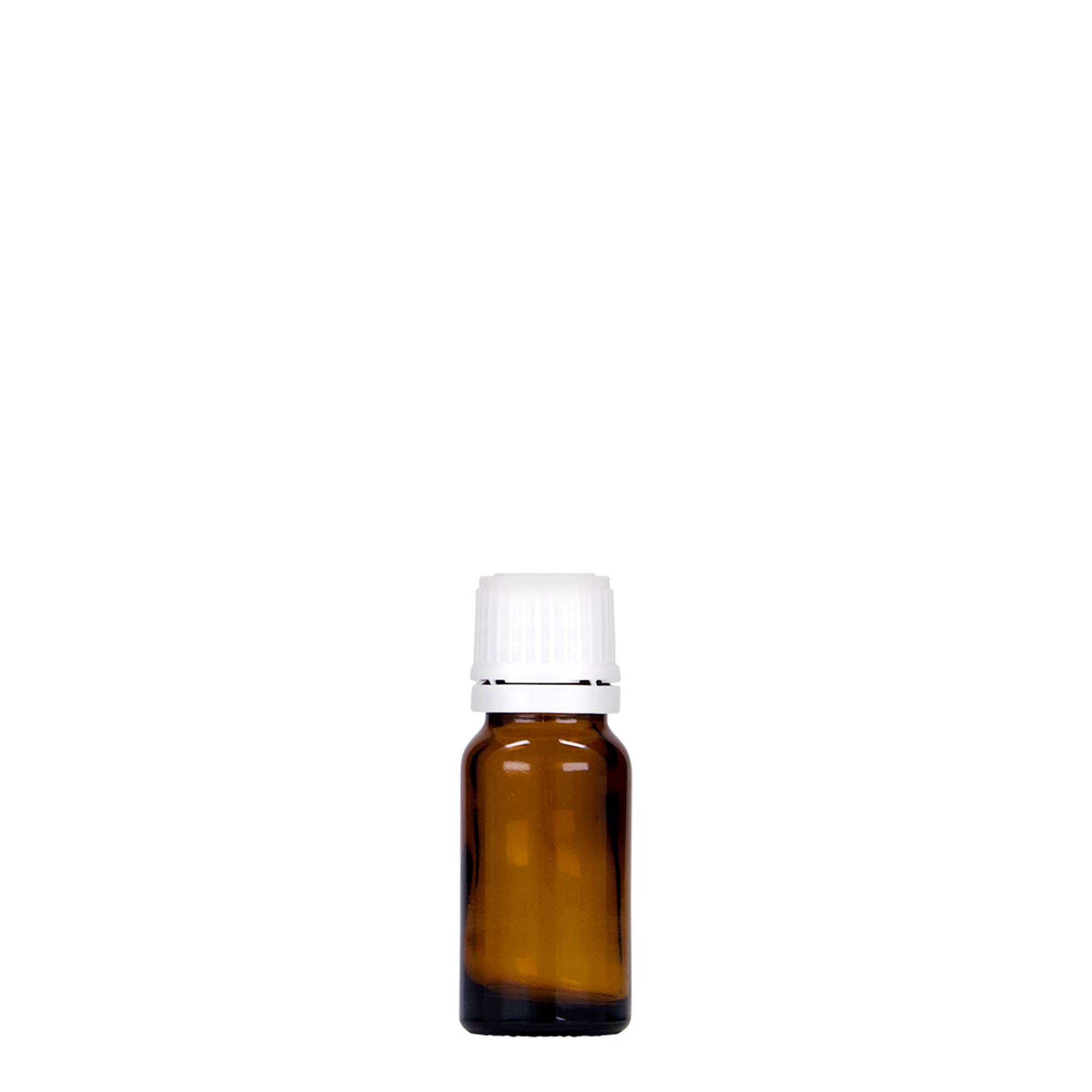 10 ml medicinflaska, glas, brun, mynning: DIN 18 10 ml medicinflaska, glas, brun, mynning: DIN 18