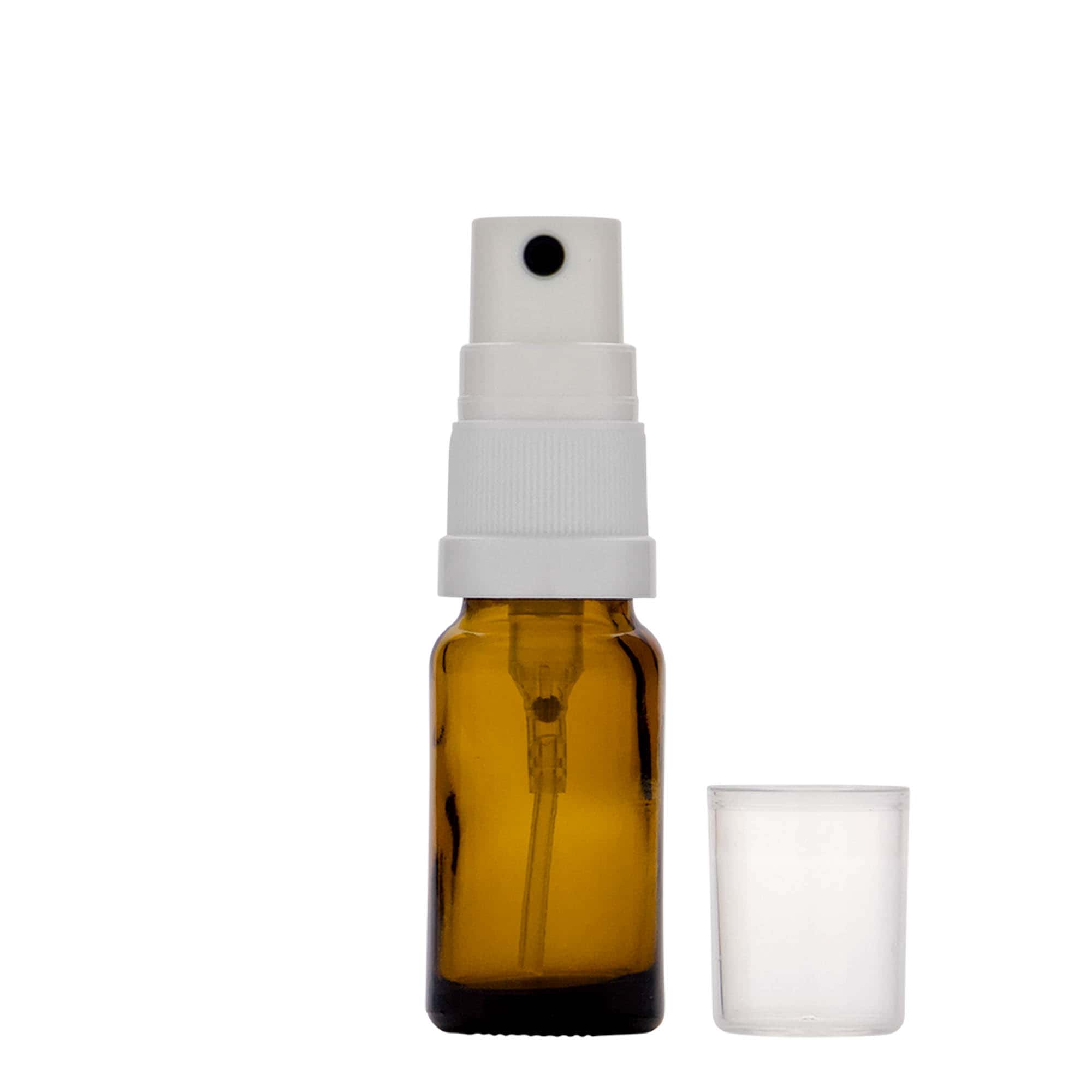 10 ml sprayflaska medicin, glas, brun, mynning: DIN 18 10 ml sprayflaska medicin, glas, brun, mynning: DIN 18