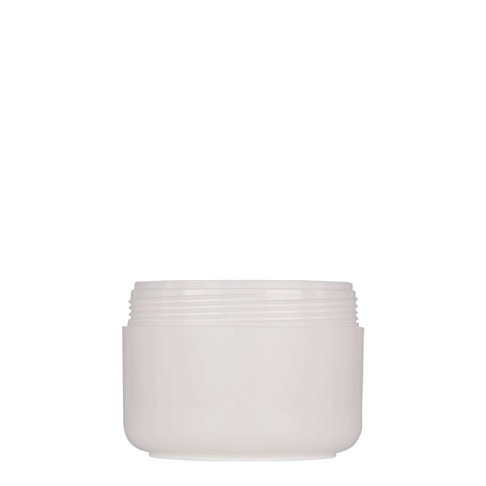200 ml plastburk 'Bianca', PP, vit, mynning: skruvkapsel
