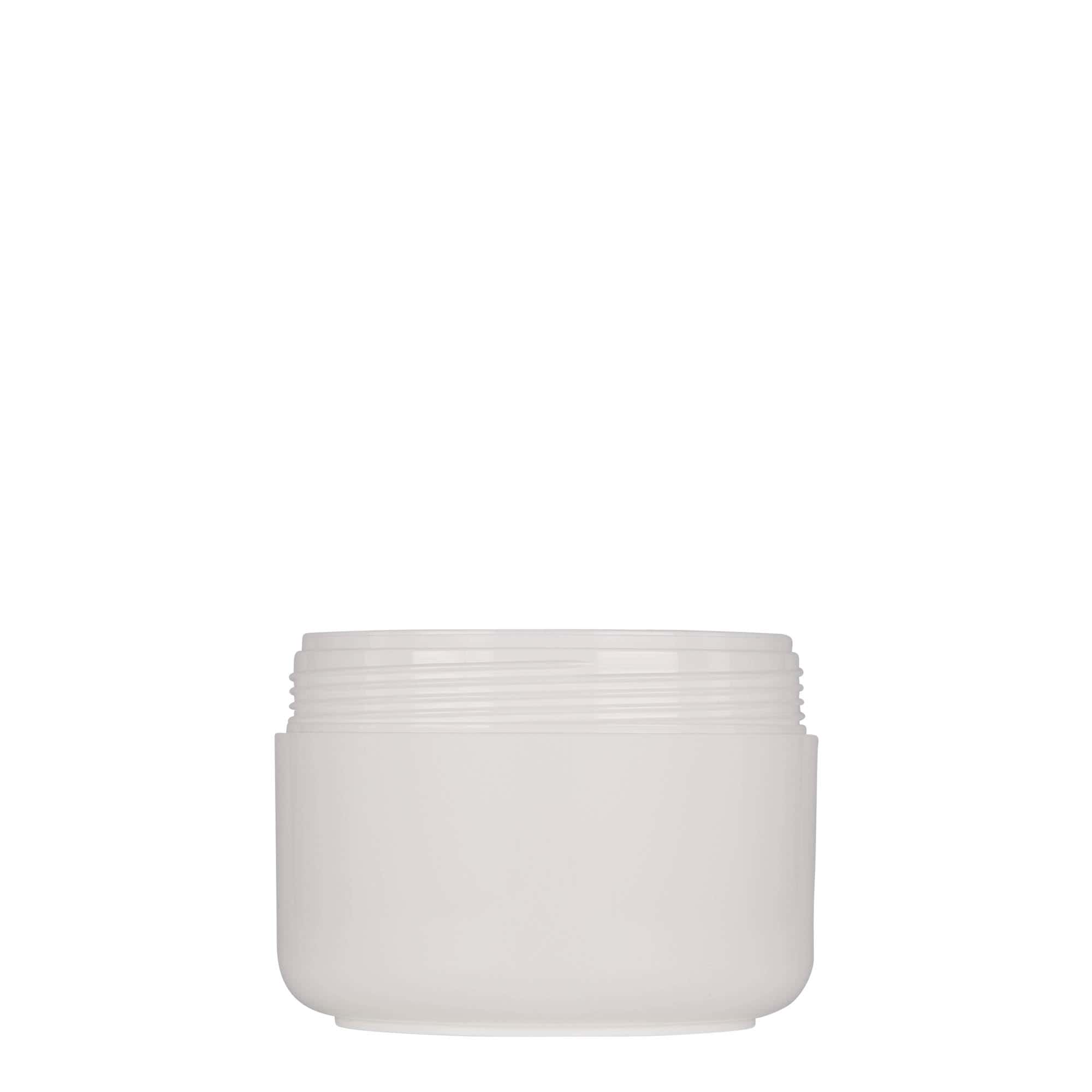 200 ml plastburk 'Bianca', PP, vit, öppning: skruvlock