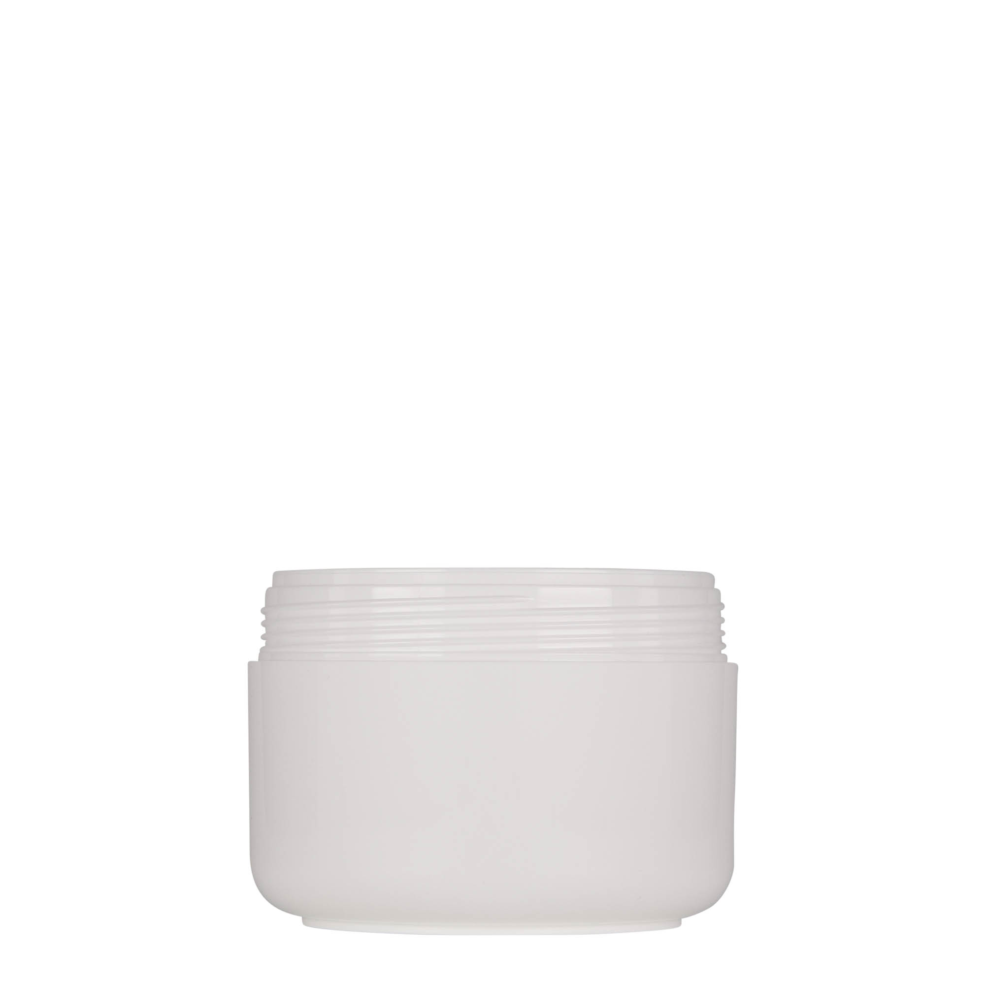 200 ml plastburk 'Bianca', PP, vit, öppning: skruvlock 200 ml plastburk 'Bianca', PP, vit, öppning: skruvlock