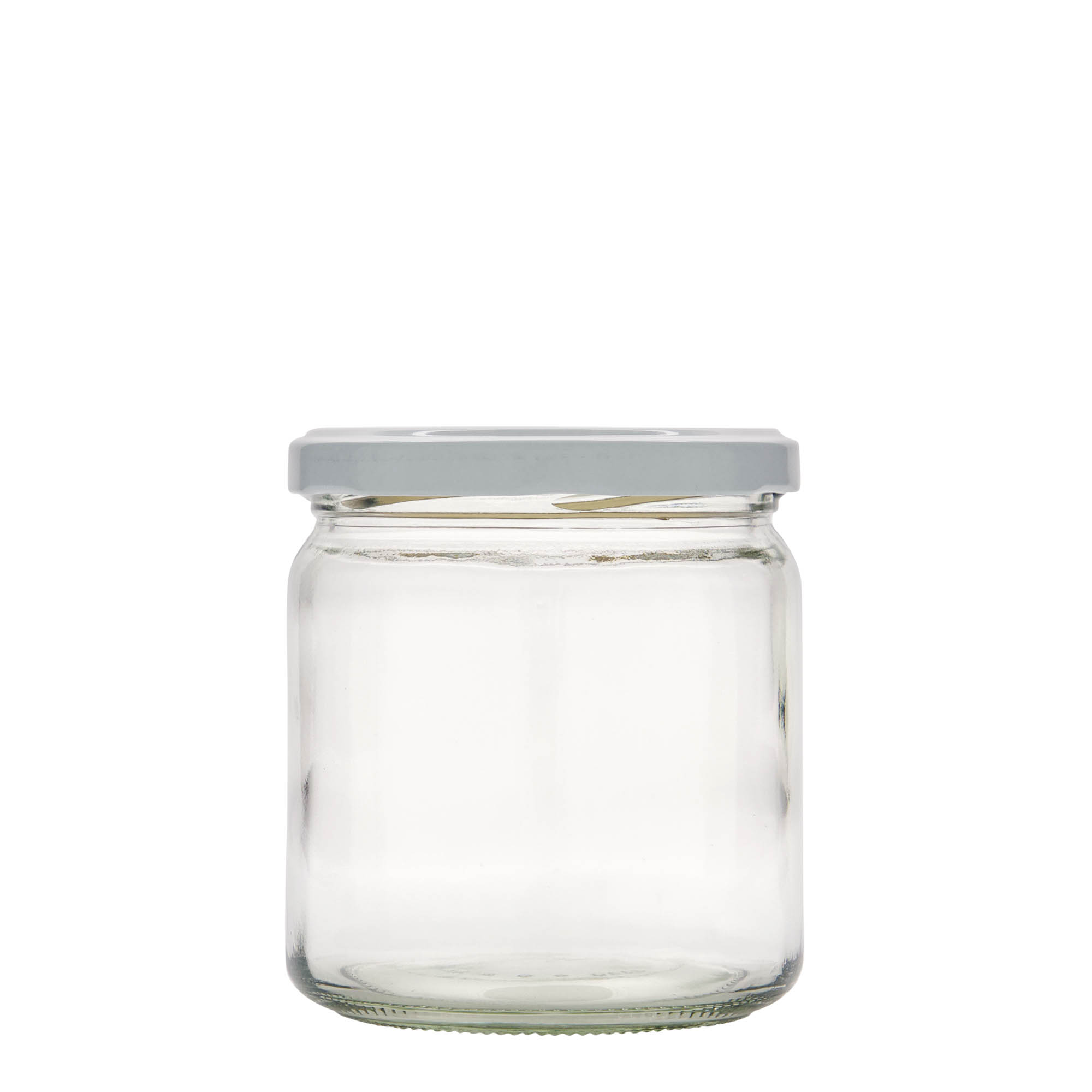 408 ml rund glasburk, öppning: twist-off (TO 82) 408 ml rund glasburk, öppning: twist-off (TO 82)