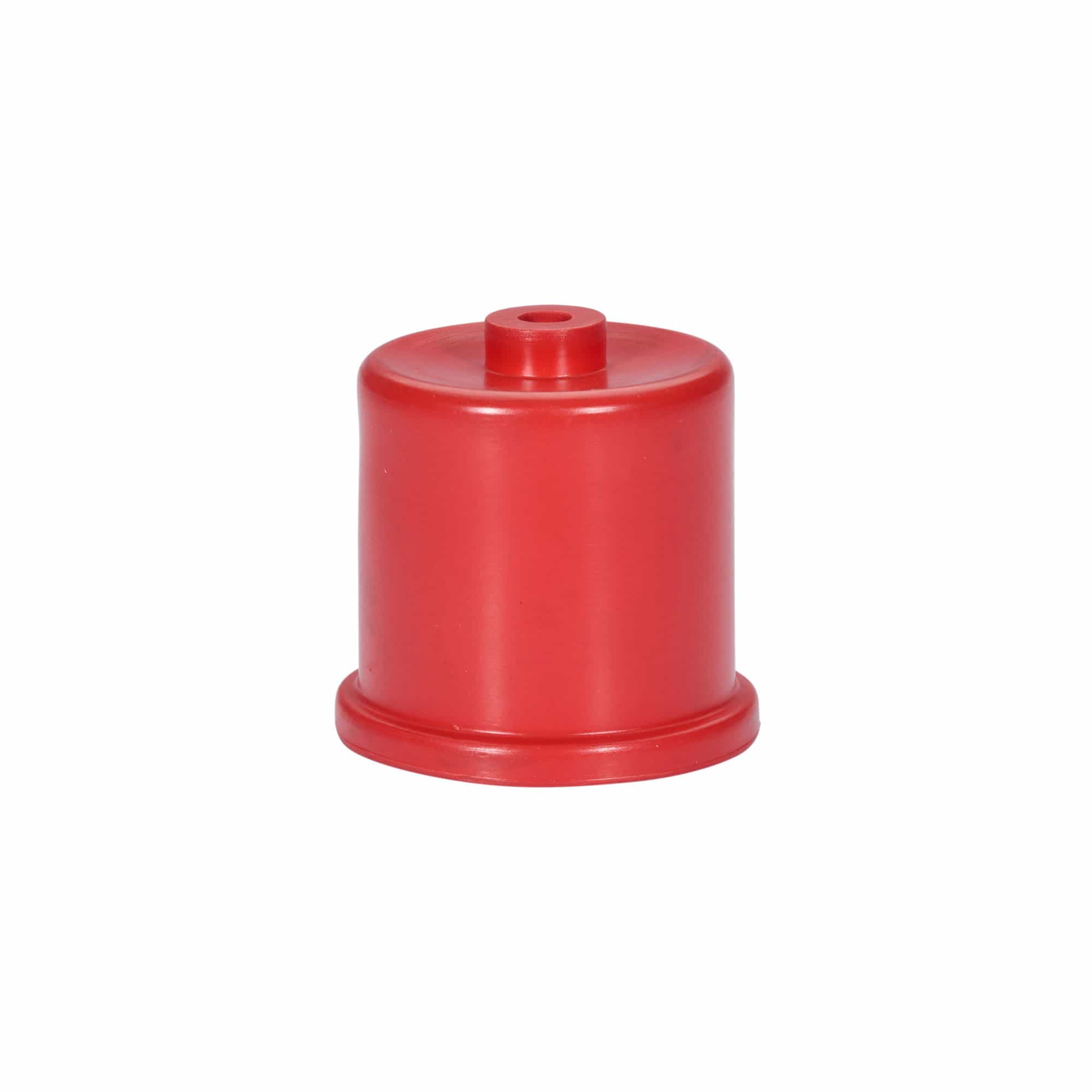 Jäslock typ 4a, gummi, röd