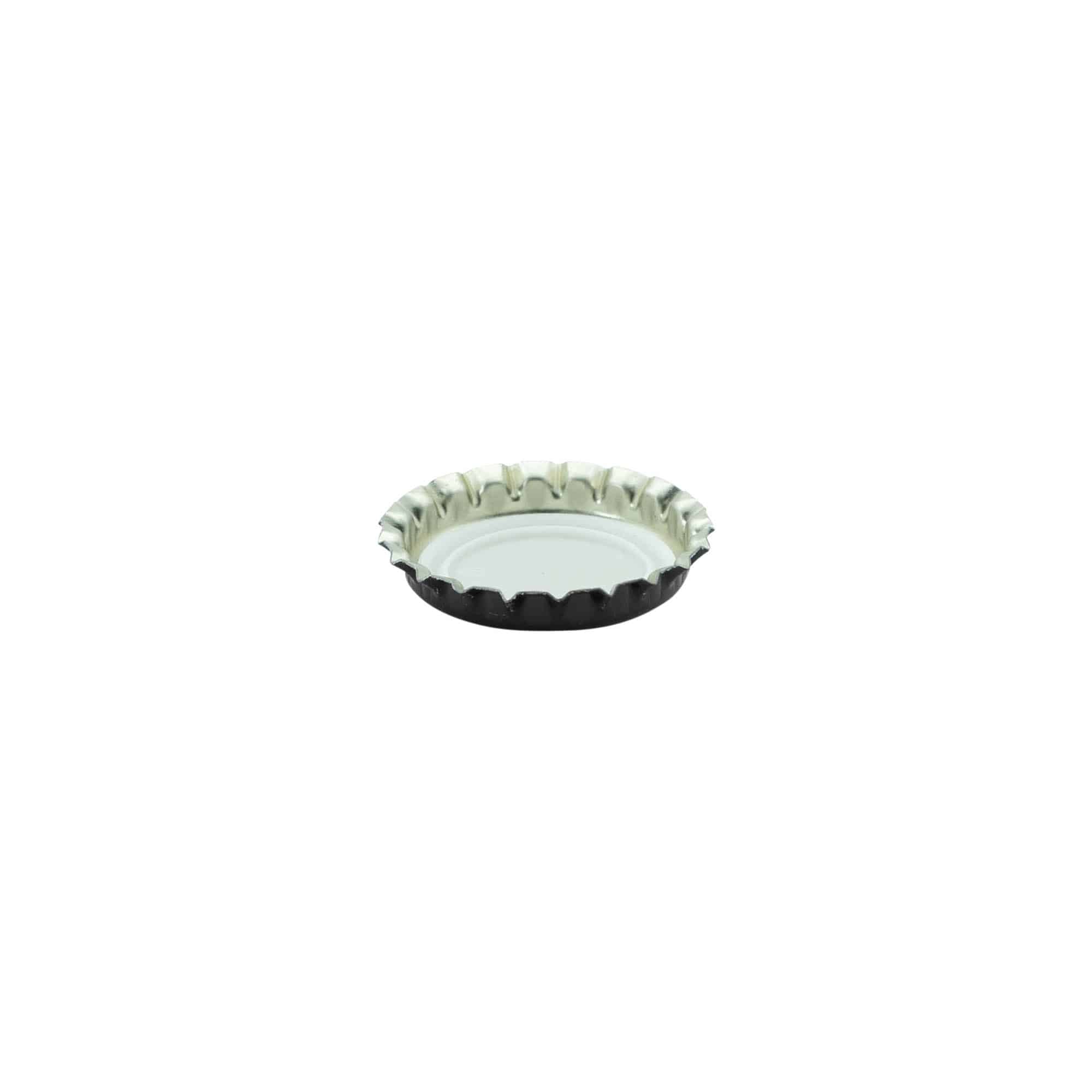 Kronkapsyl 26 mm, metall, svart Kronkapsyl 26 mm, metall, svart