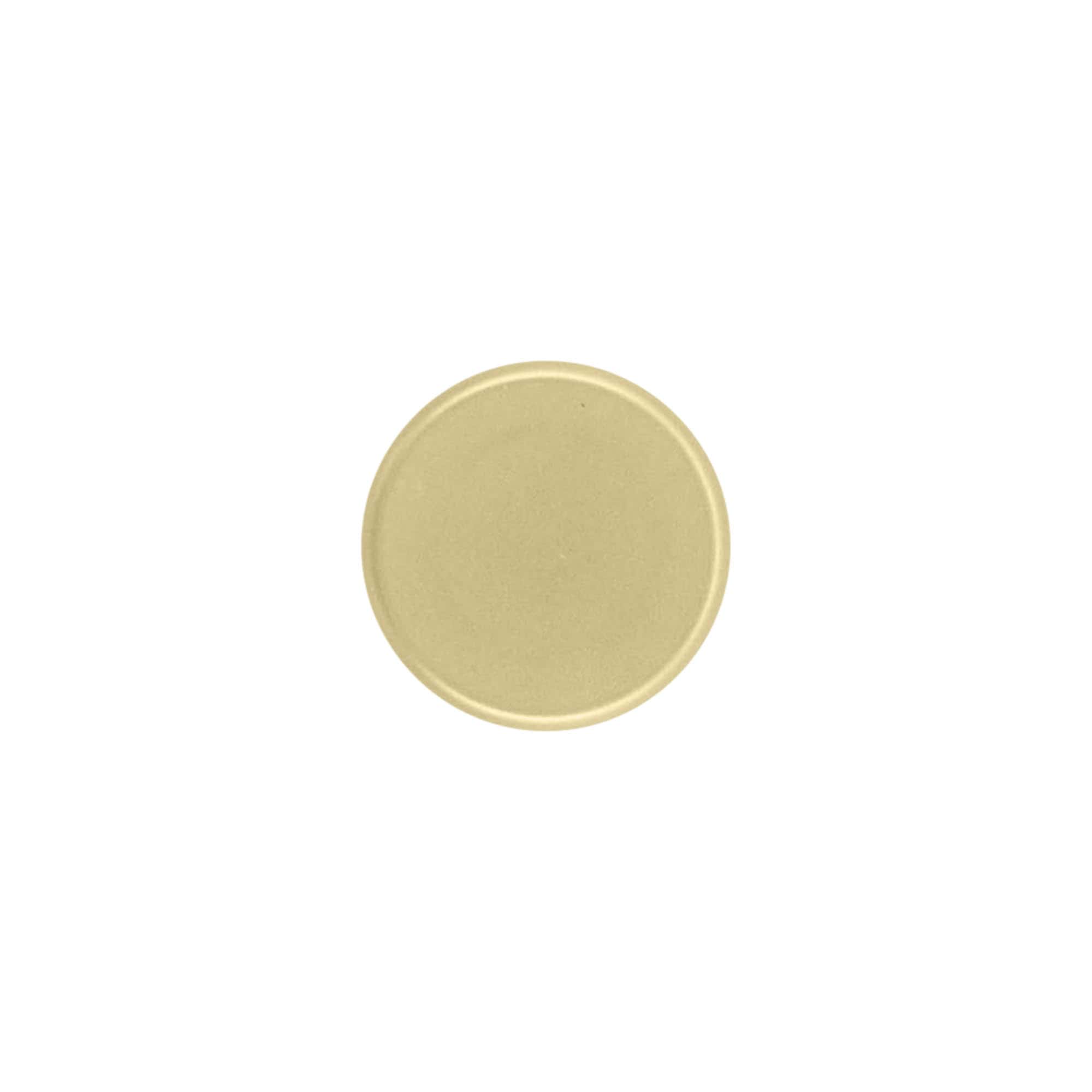 Handtagskork 19 mm, plast, guld, för mynning: kork Handtagskork 19 mm, plast, guld, för mynning: kork