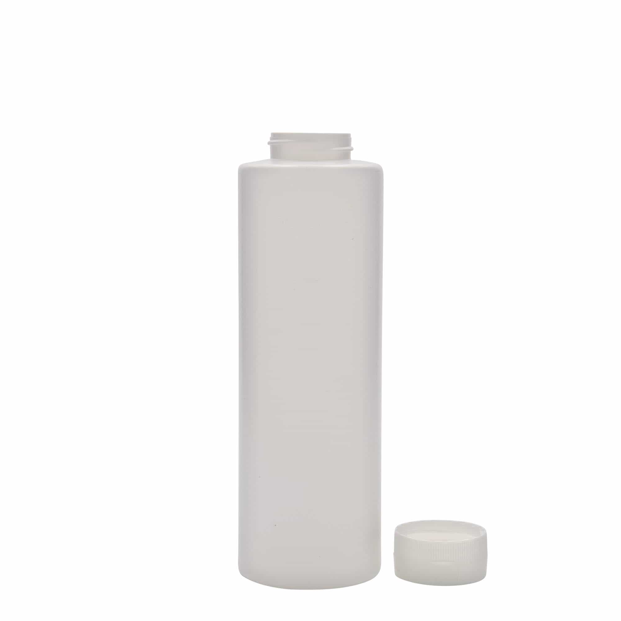 500 ml såsflaska, LDPE, vit, mynning: 38/400
