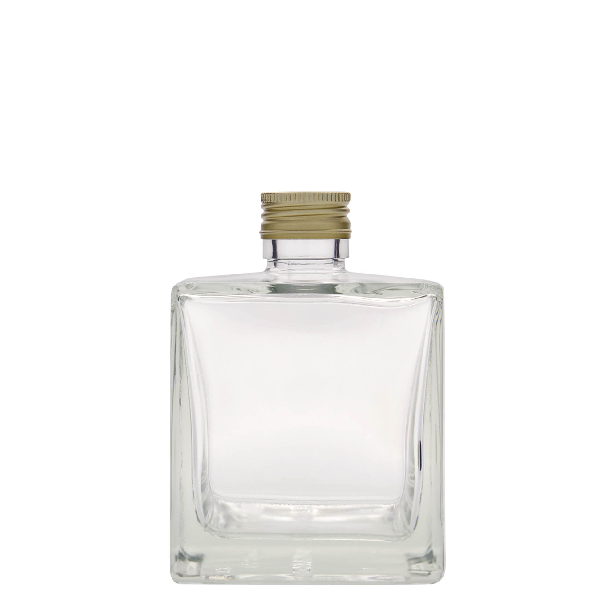 500 ml glasflaska 'Cube', kvadratisk, mynning: PP 31,5 500 ml glasflaska 'Cube', kvadratisk, mynning: PP 31,5