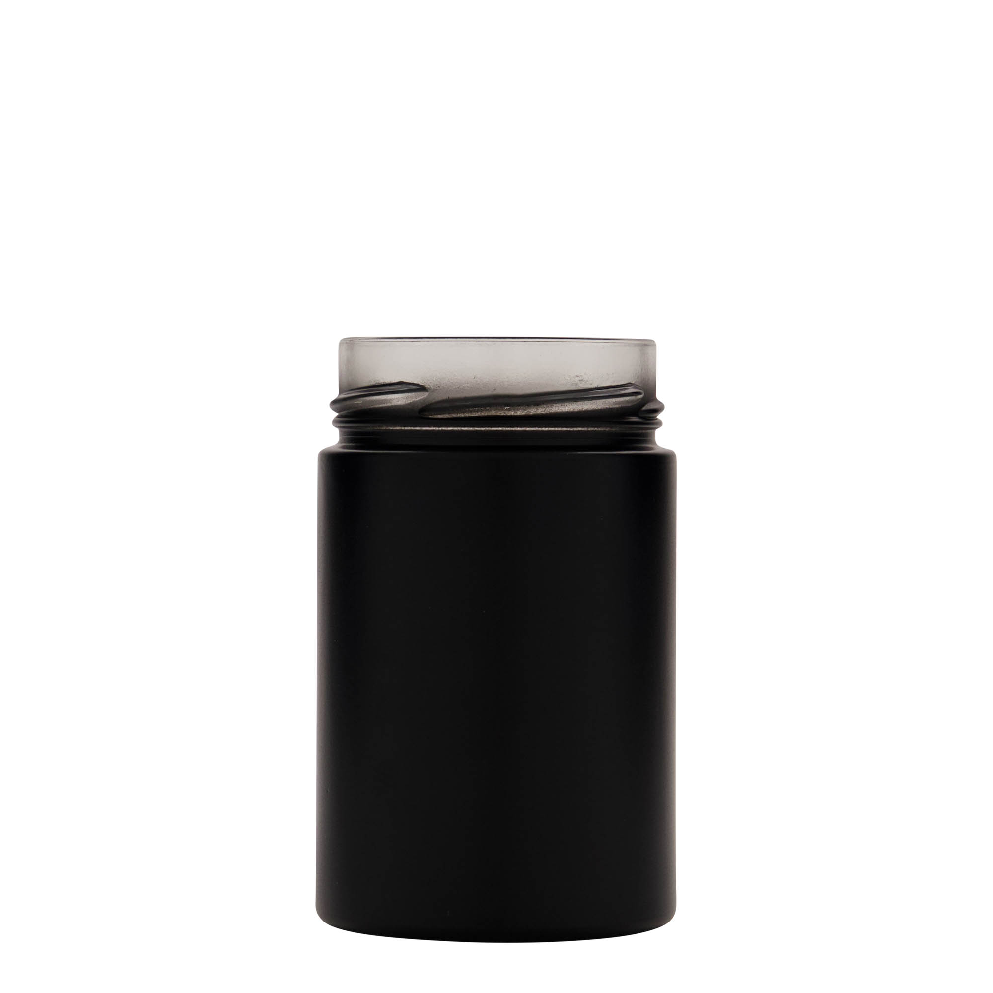 327 ml runt glas 'Aurora', svart, mynning: Deep-Twist-Off (DTO 66)