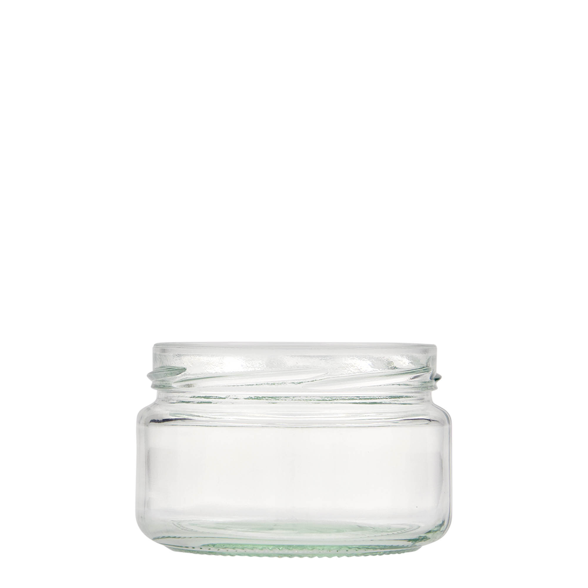 230 ml platt runt glas, öppning: twist-off (TO 82) 230 ml platt runt glas, öppning: twist-off (TO 82)