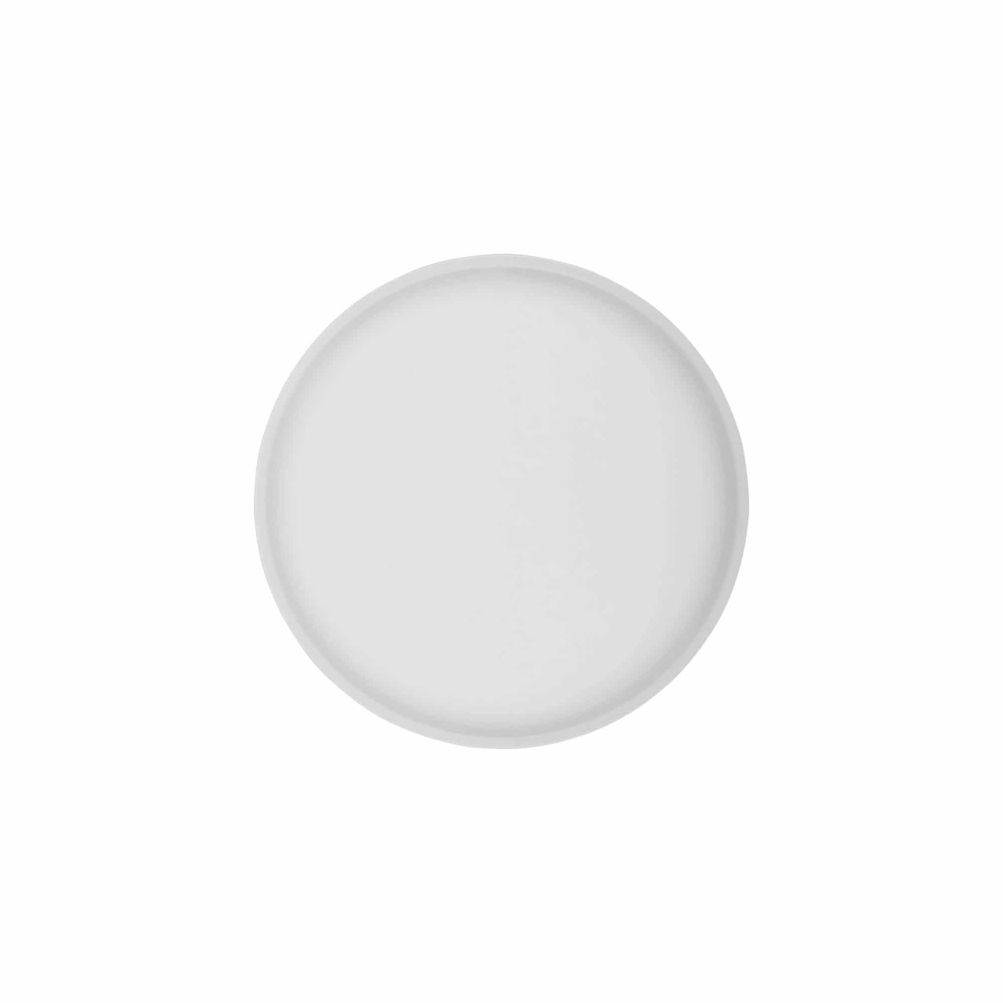Skruvlock 'Clear/Platin Edition', PP-plast, vitt, för mynning: 70/2P