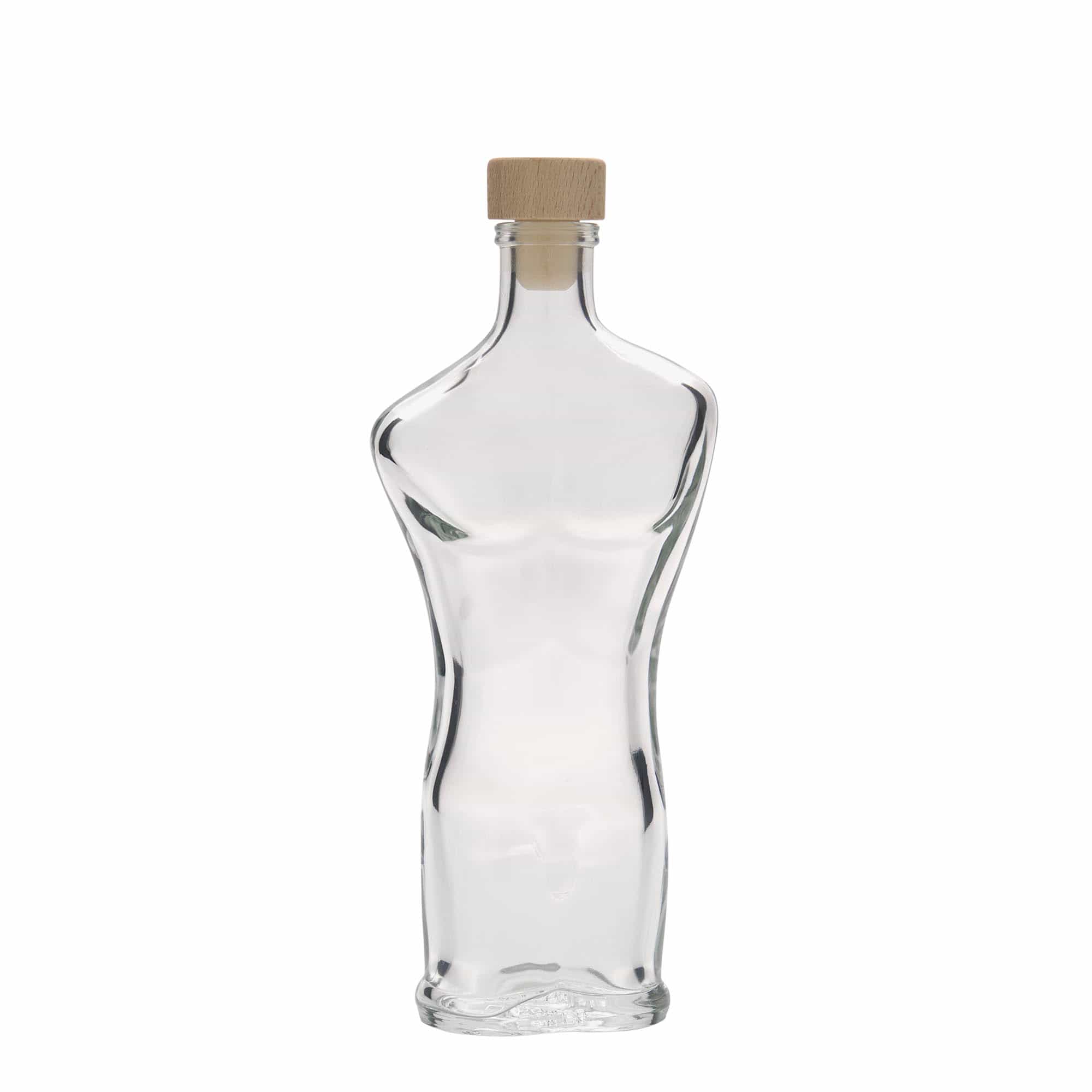 200 ml glasflaska 'Adam', öppning: kork