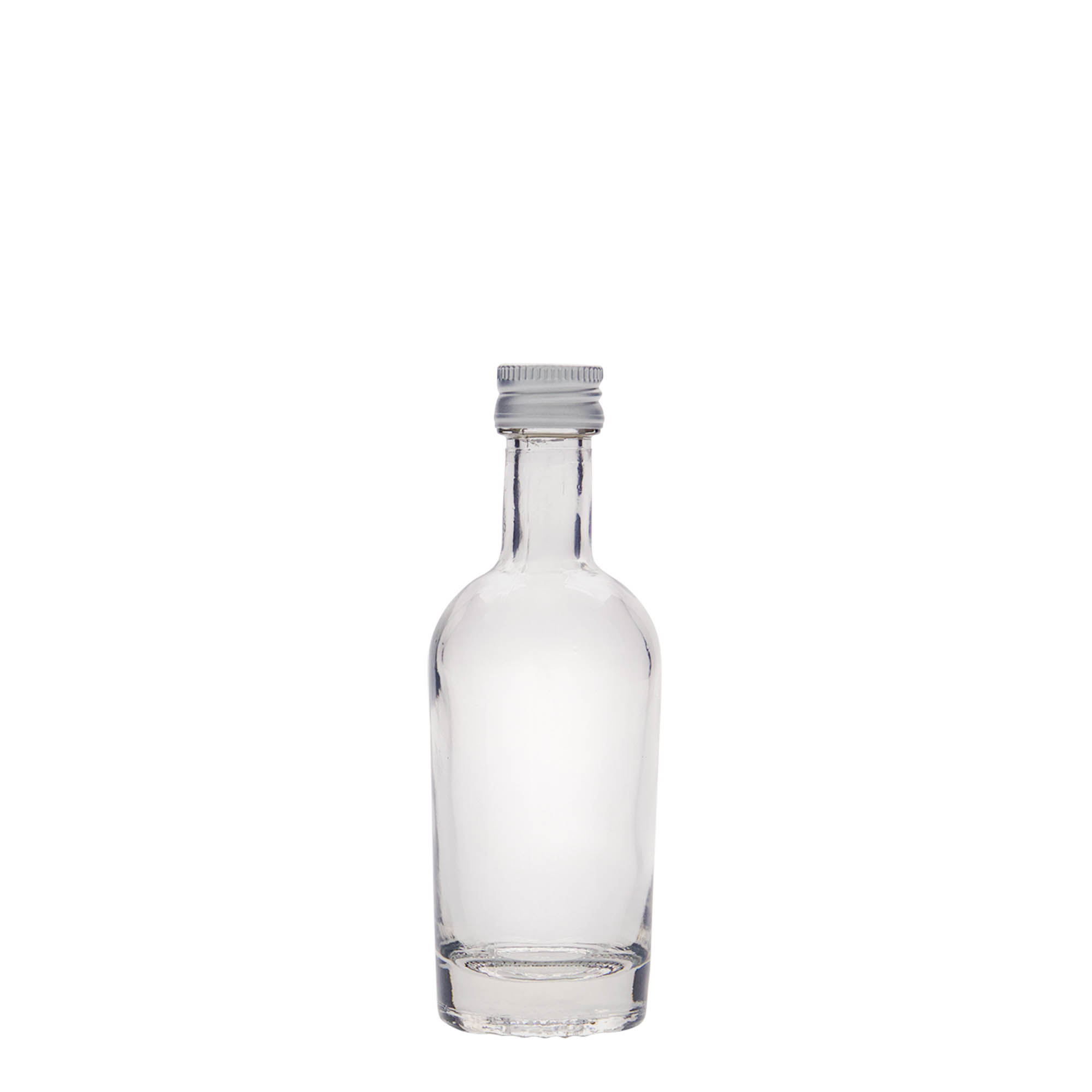 50 ml glasflaska 'Pepe', öppning: PP 18 50 ml glasflaska 'Pepe', öppning: PP 18