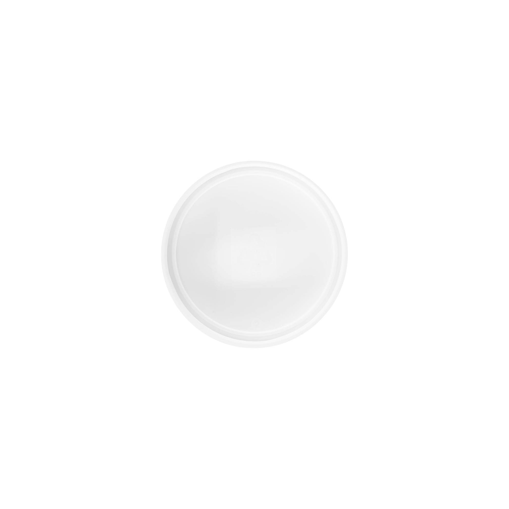 Skruvlock 'White Line' 60 ml, PP-plast, vit