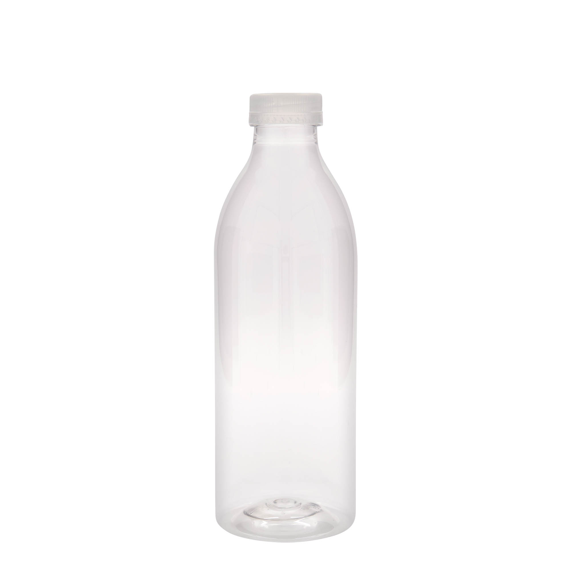 1 000 ml PET-flaska standard, plast, öppning: 38 mm