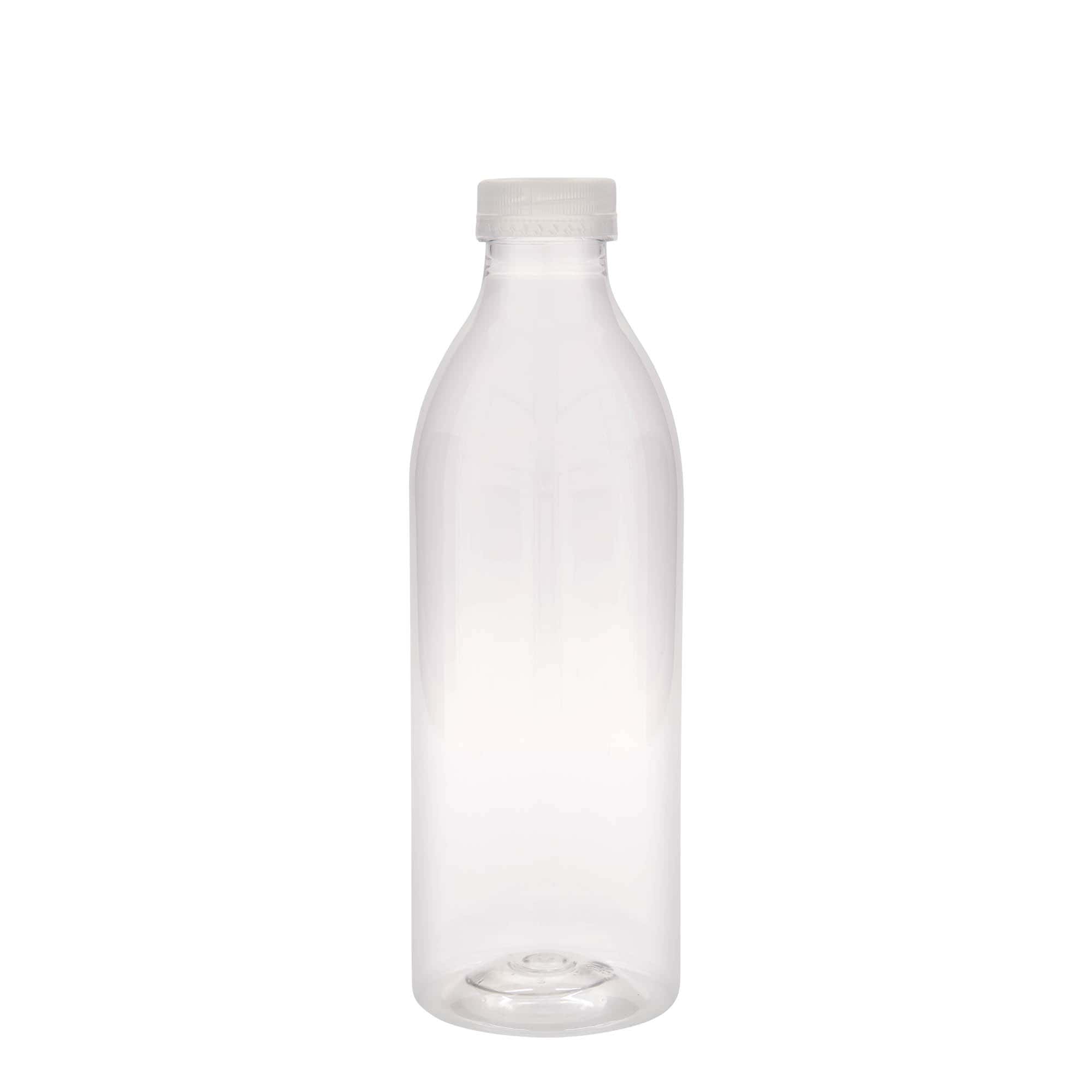 1 000 ml PET-flaska standard, plast, öppning: 38 mm