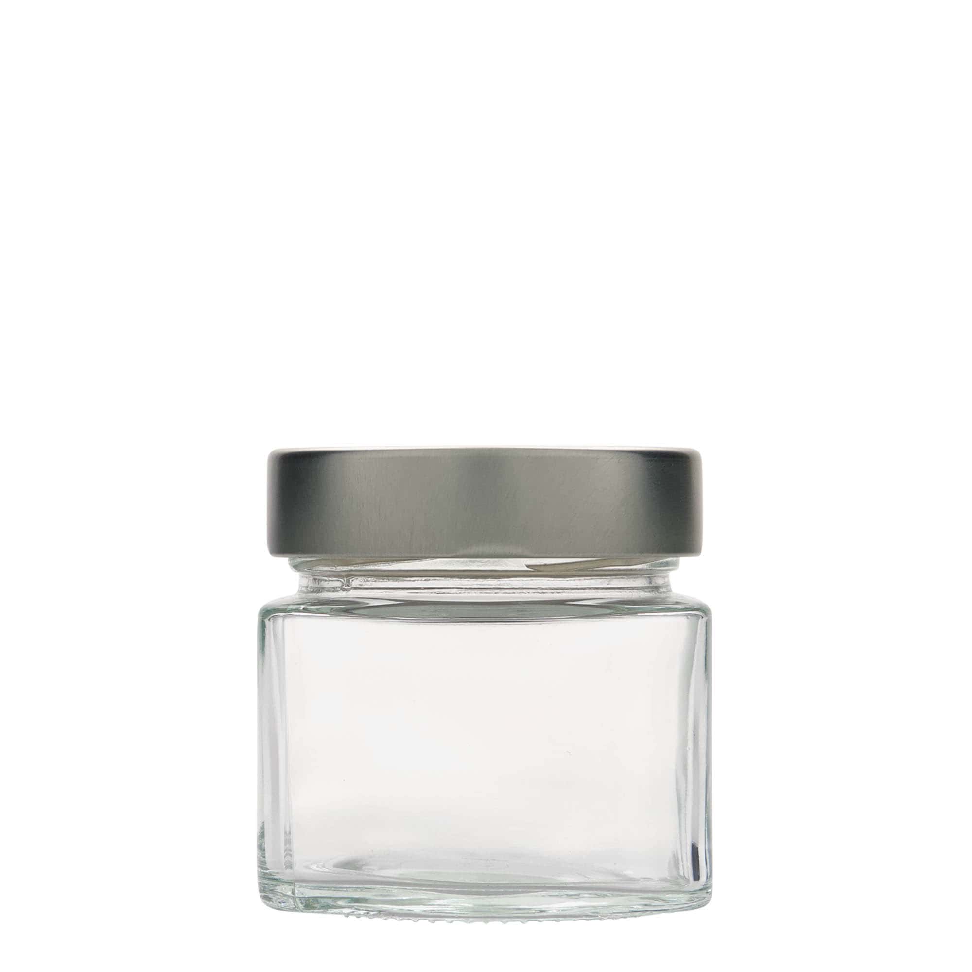 212 ml fyrkantigt glas 'Kimba', öppning: Extra djup twist-off (EDTO 70)