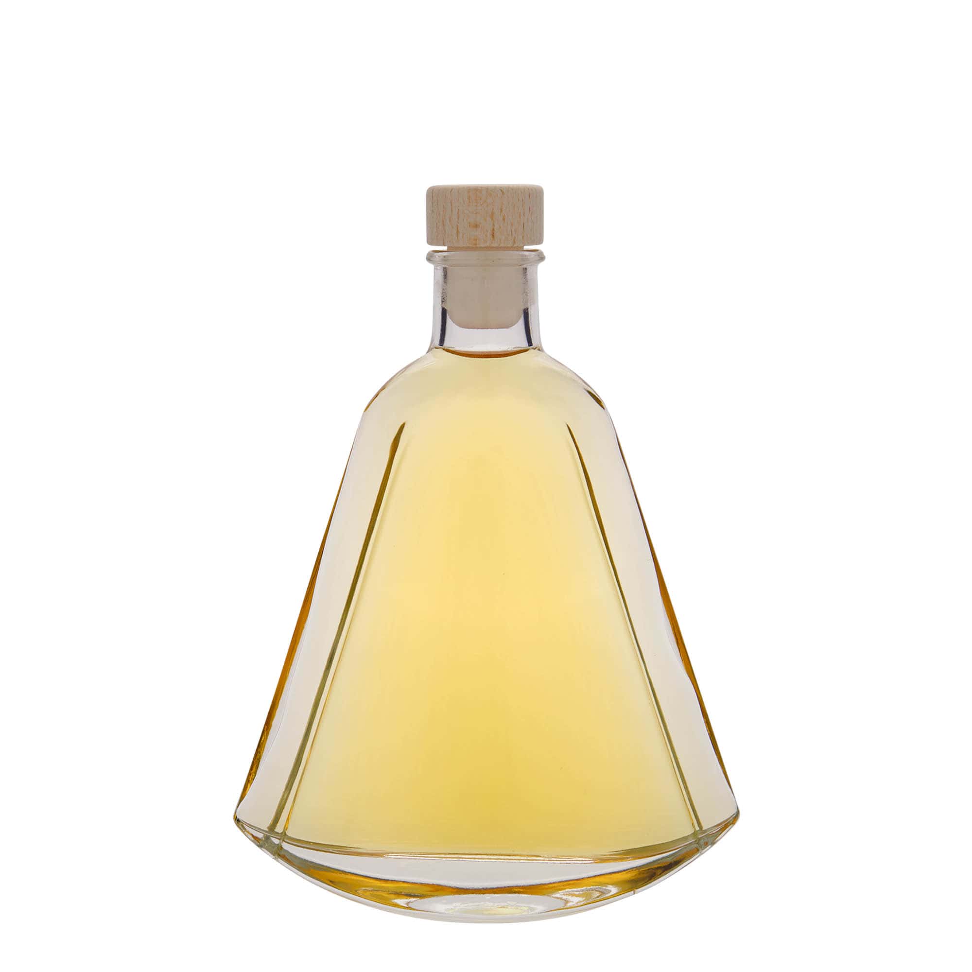 200 ml glasflaska 'Maurizio', oval, mynning: kork