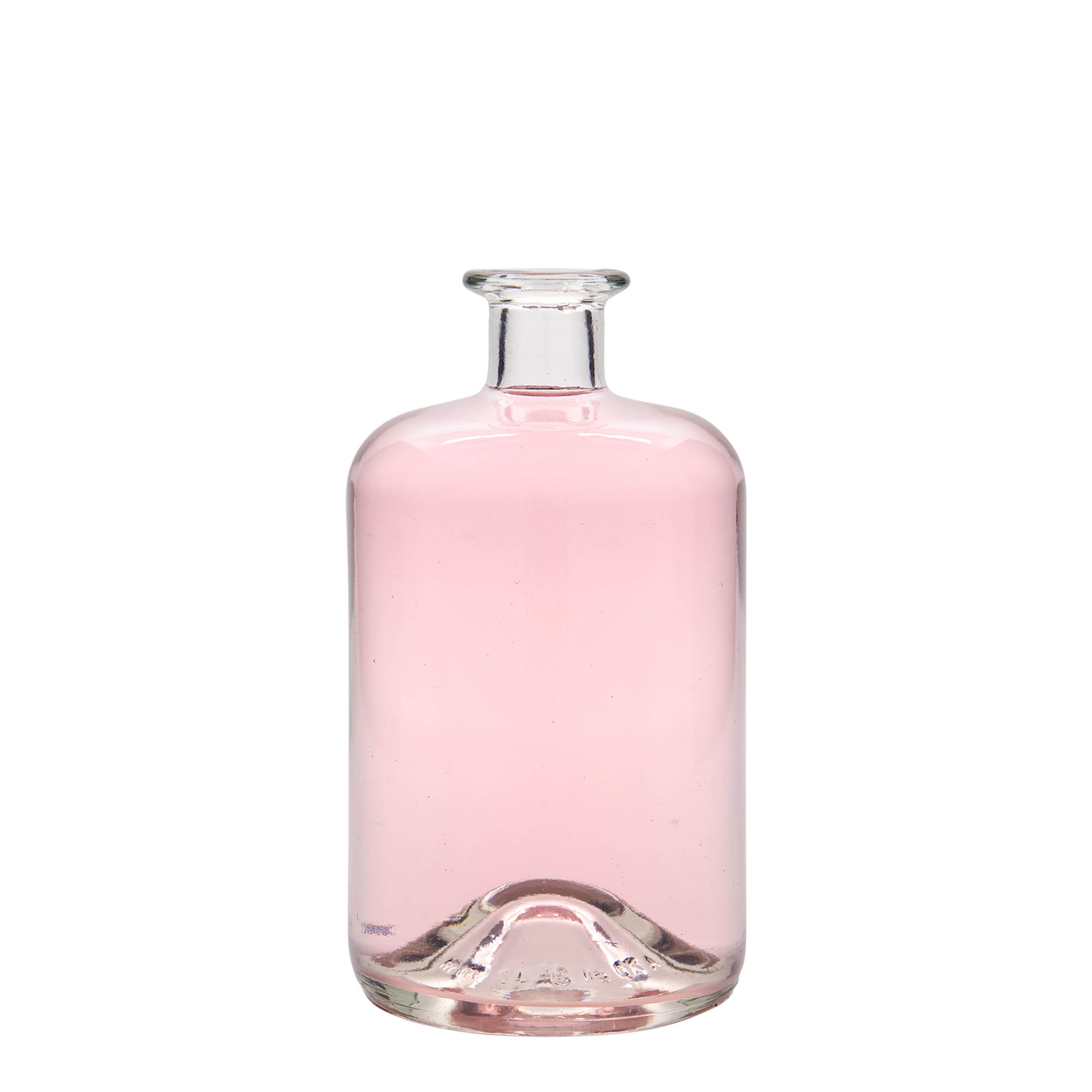 700 ml glasflaska apotekare, öppning: kork