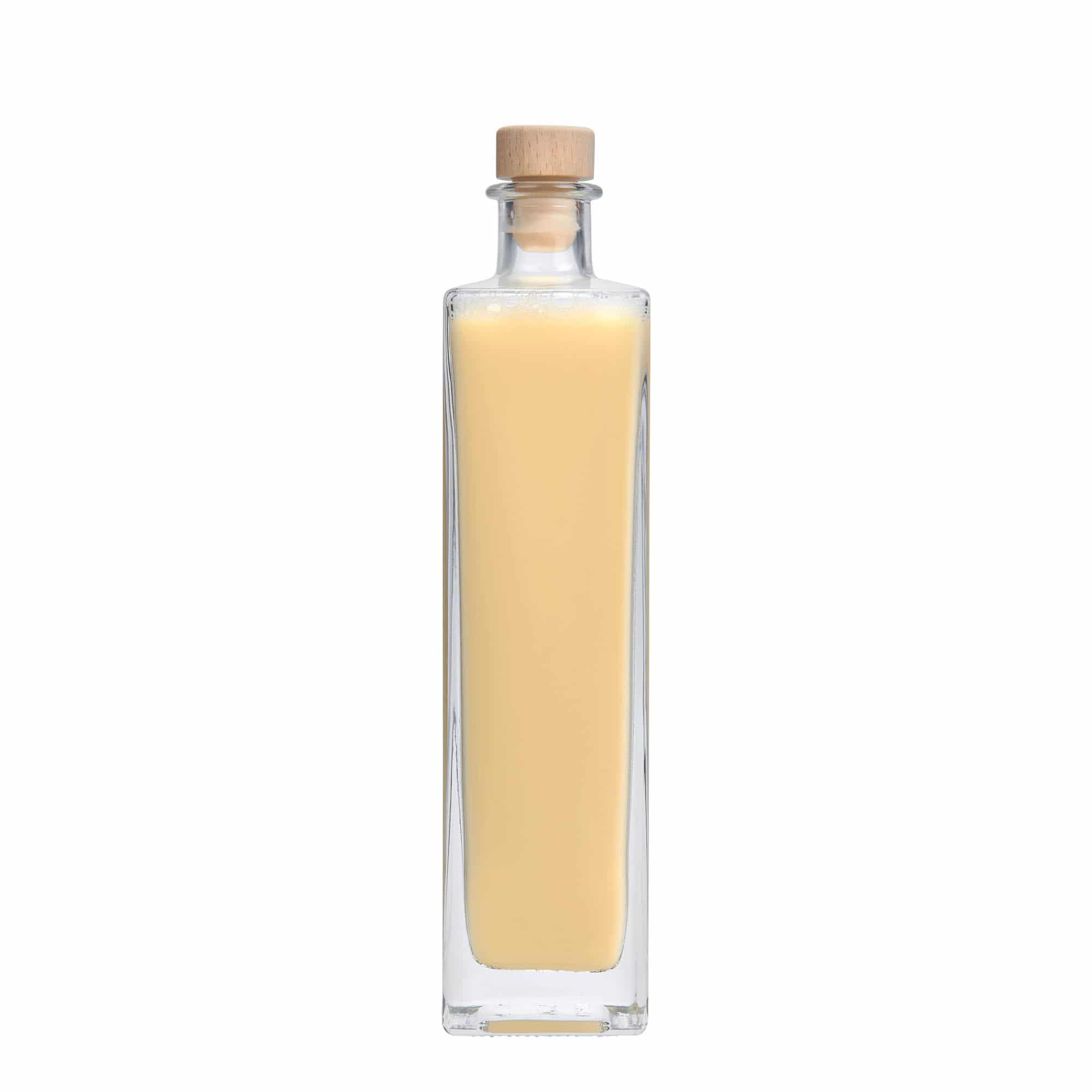 500 ml glasflaska 'Rafaello', kvadratisk, öppning: kork