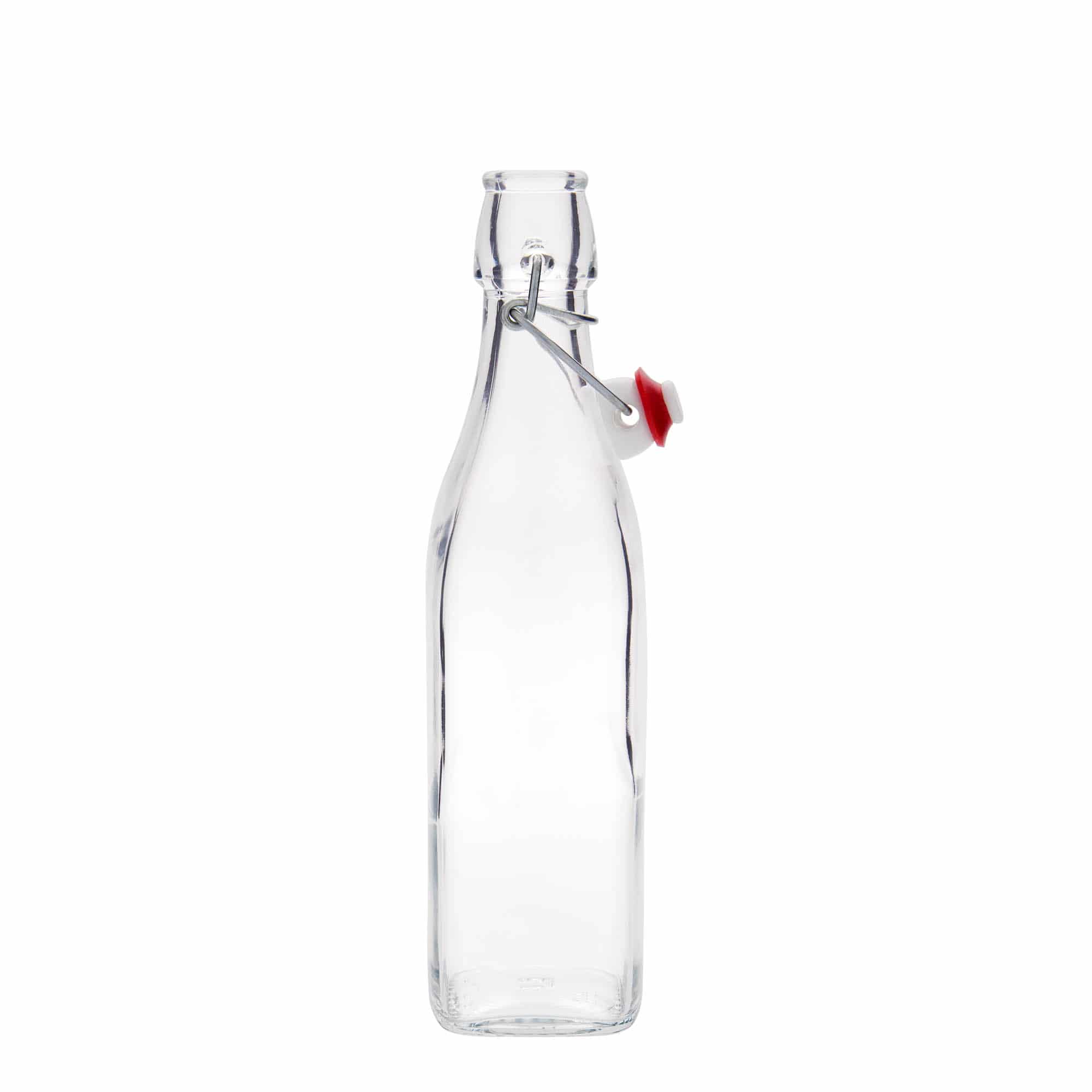 500 ml glasflaska 'Swing, kvadratisk, öppning: bygelstängning'