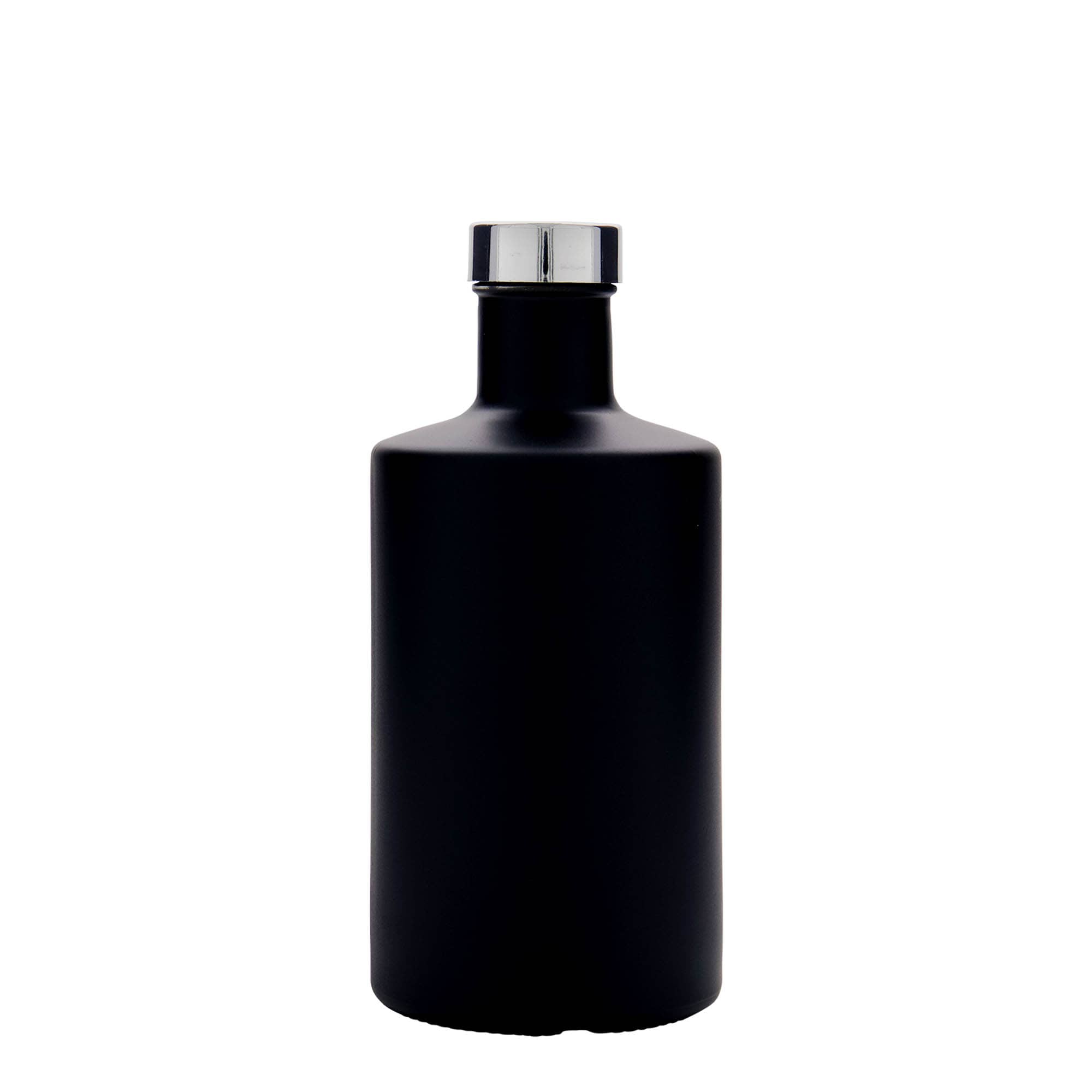 500 ml glasflaska 'Caroline', svart, öppning: GPI 33