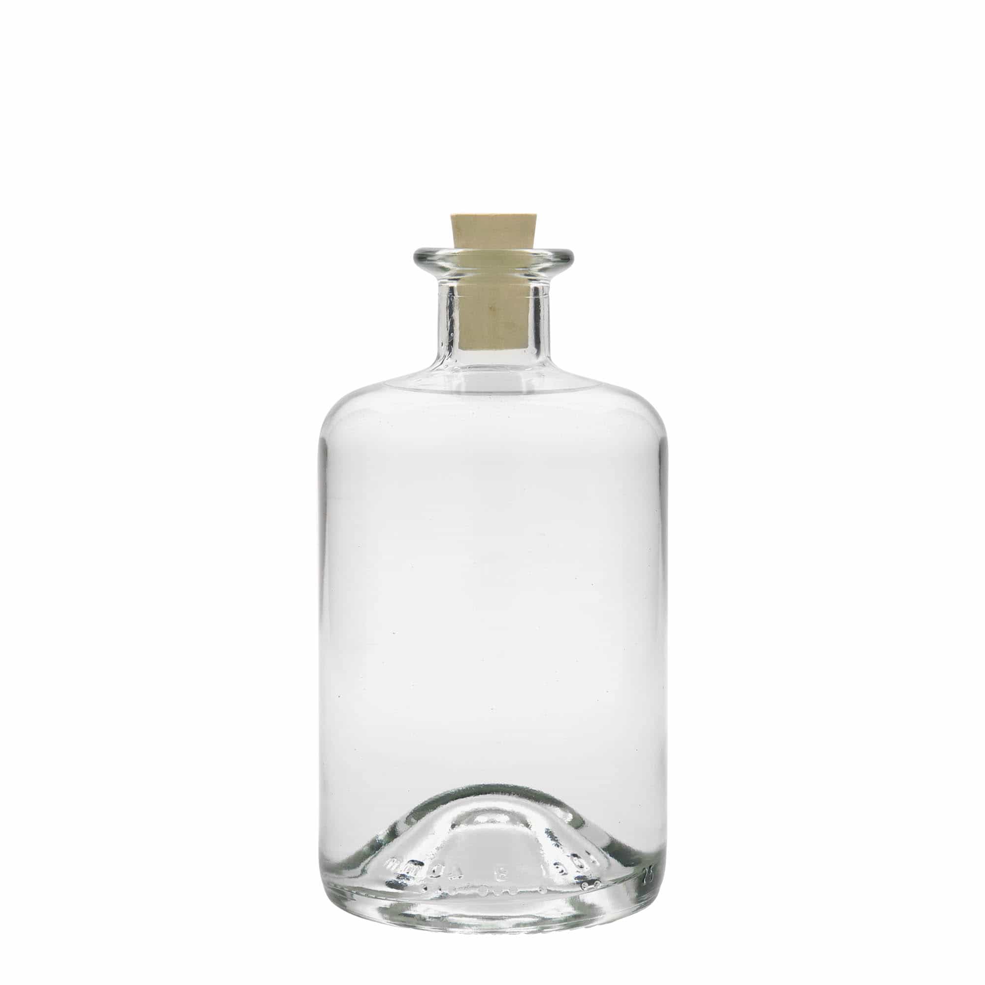 500 ml apoteksglasflaska, mynning: kork