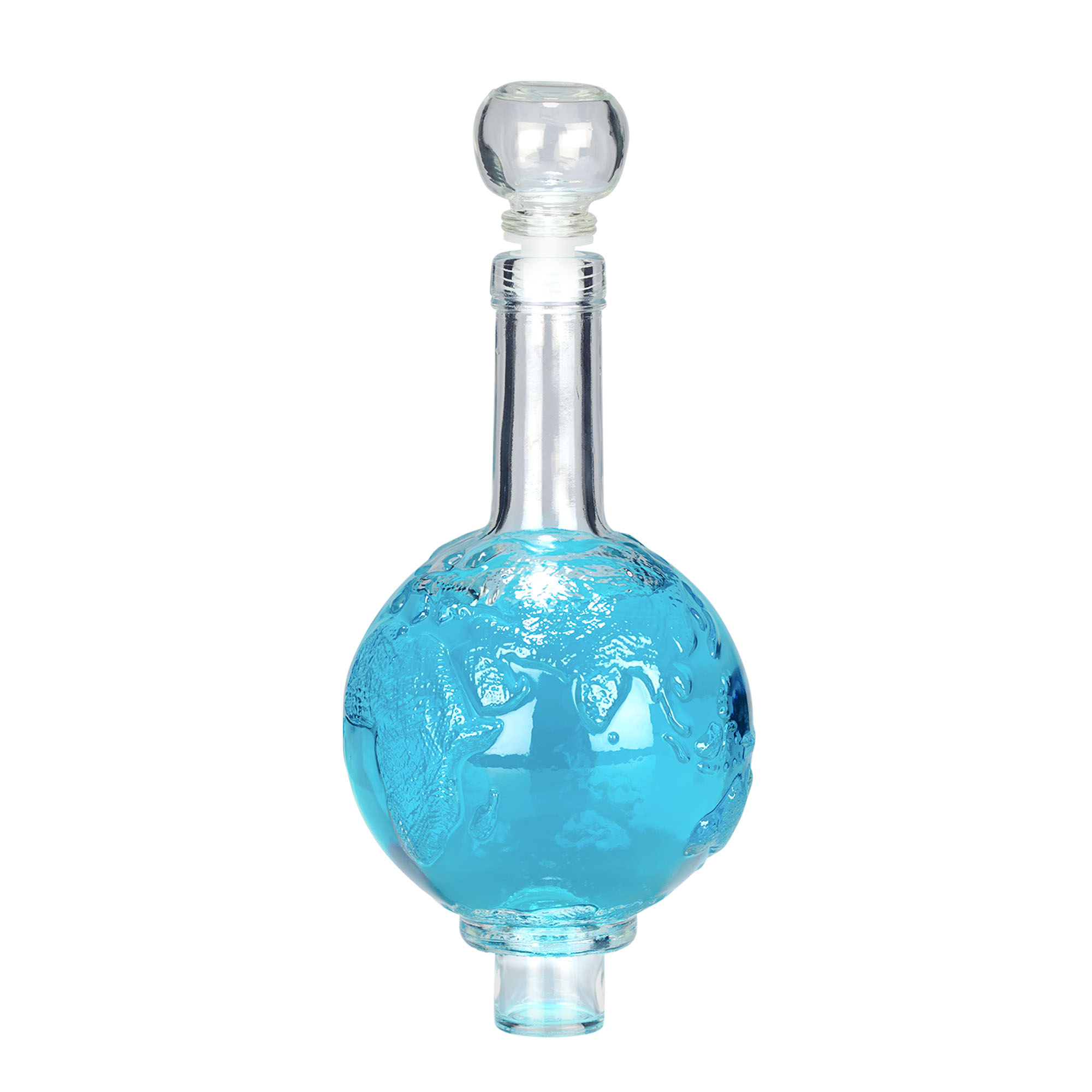 500 ml glasflaska 'Globus', öppning: kork