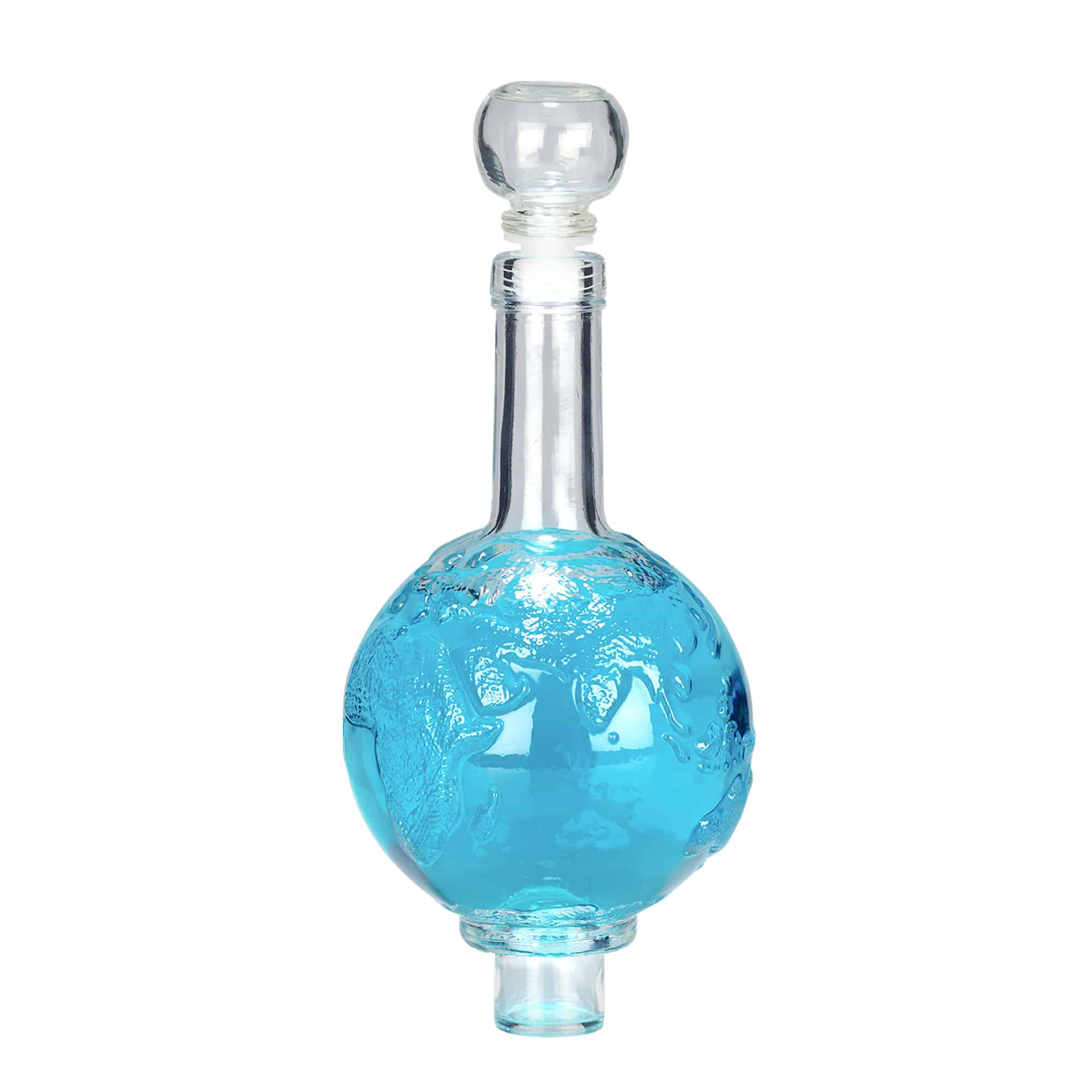 500 ml glasflaska 'Globus', öppning: kork