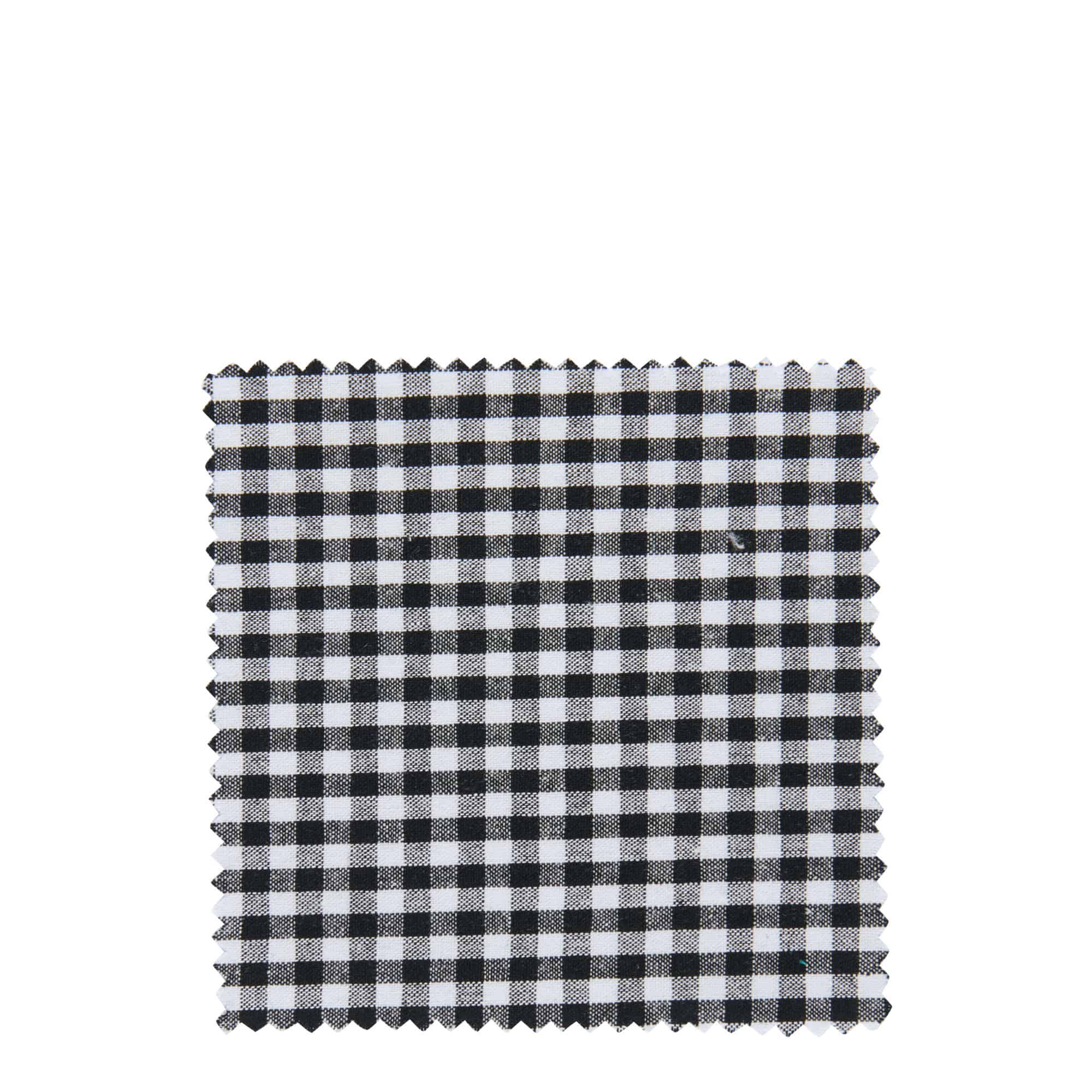 Rutig tygrundel för syltburk 12x12, kvadratisk, textil, svart, mynning: TO38-TO53 Rutig tygrundel för syltburk 12x12, kvadratisk, textil, svart, mynning: TO38-TO53