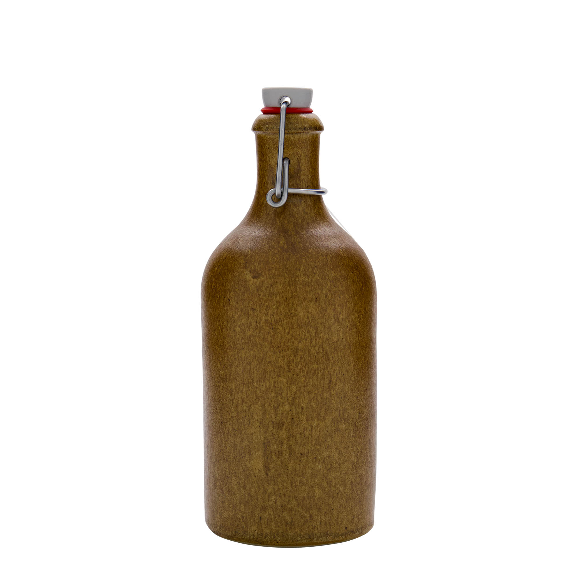 500 ml tonkrus, stengods, brun-kristall, mynning: bygelstängning 500 ml tonkrus, stengods, brun-kristall, mynning: bygelstängning