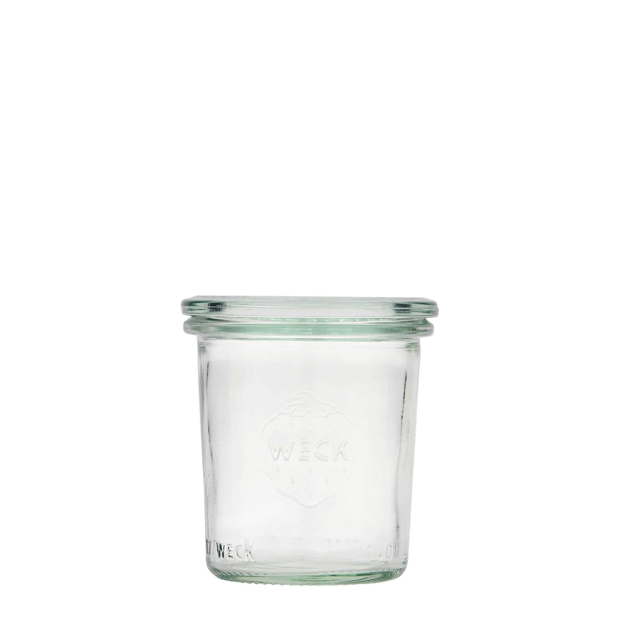 140 ml WECK cylindrisk burk, mynning: rund kant 140 ml WECK cylindrisk burk, mynning: rund kant