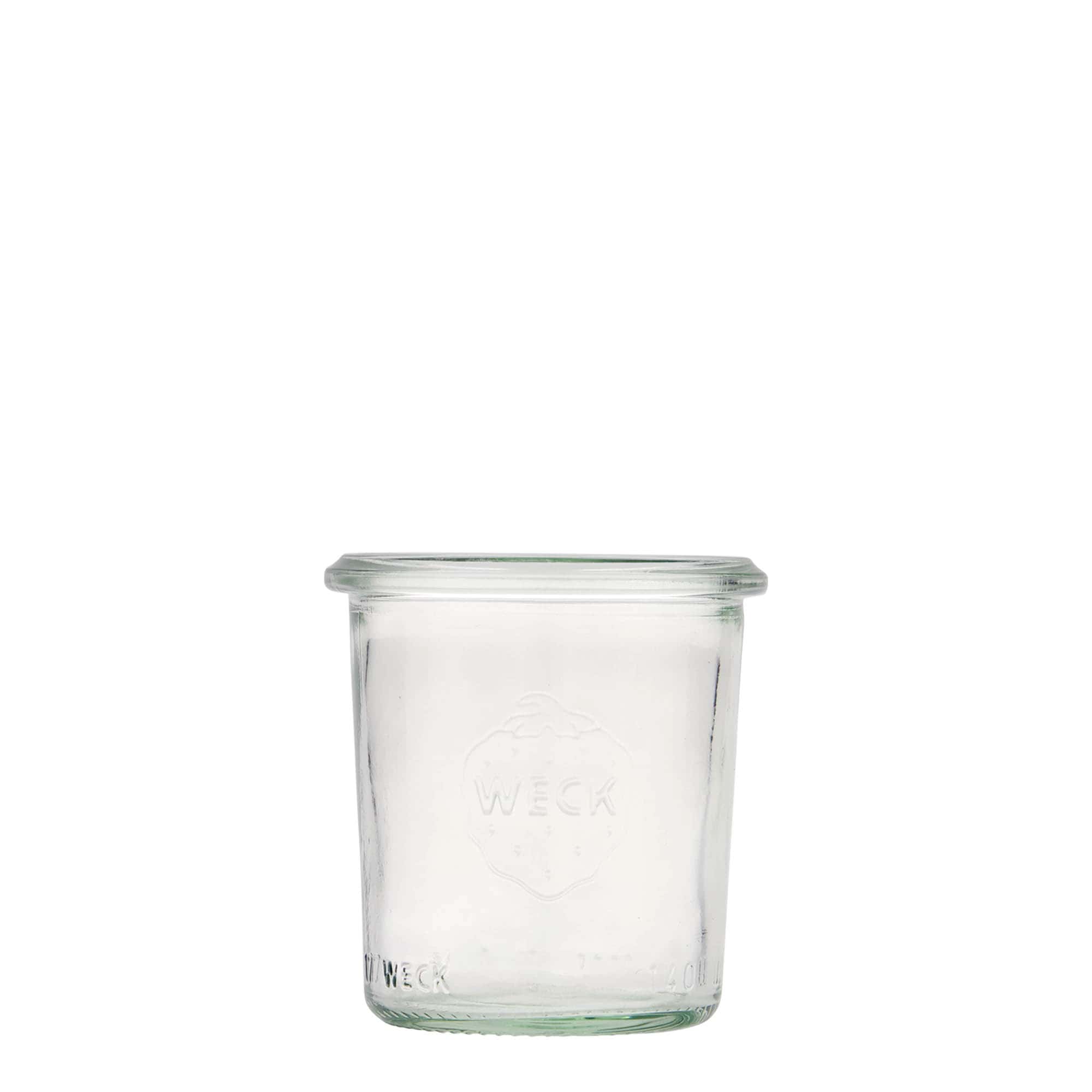 140 ml WECK-störtglas, mynning: rund kant