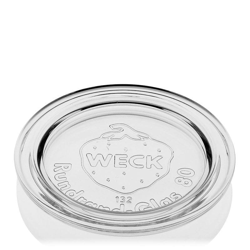 WECK-glaslock rund kant, för mynning: RR80