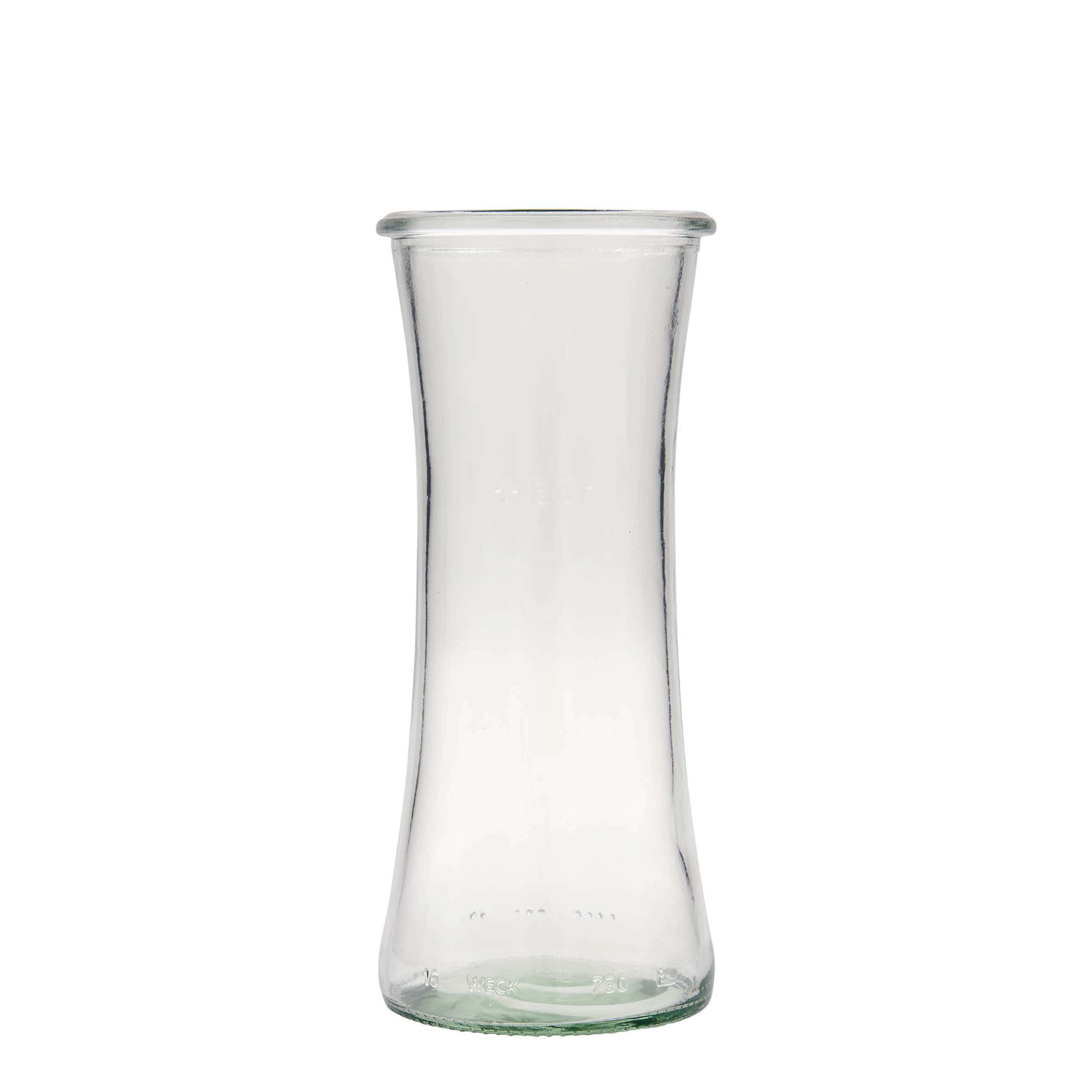 6x 730 ml WECK-gourmetglas med glaslock RR 80