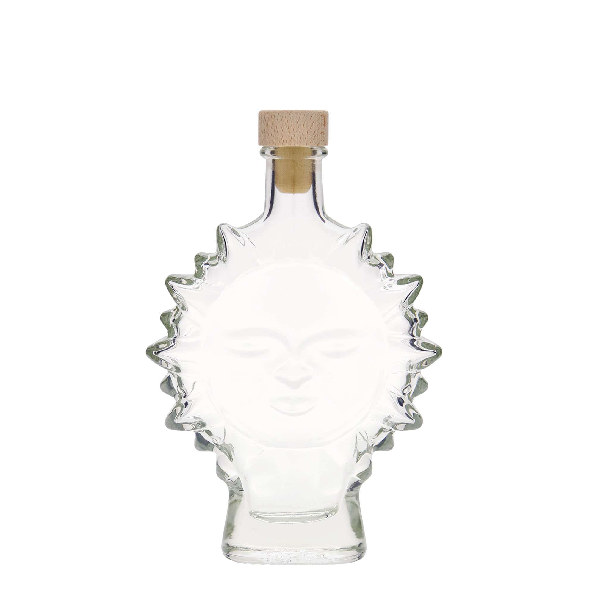 200 ml glasflaska 'Sol', mynning: kork