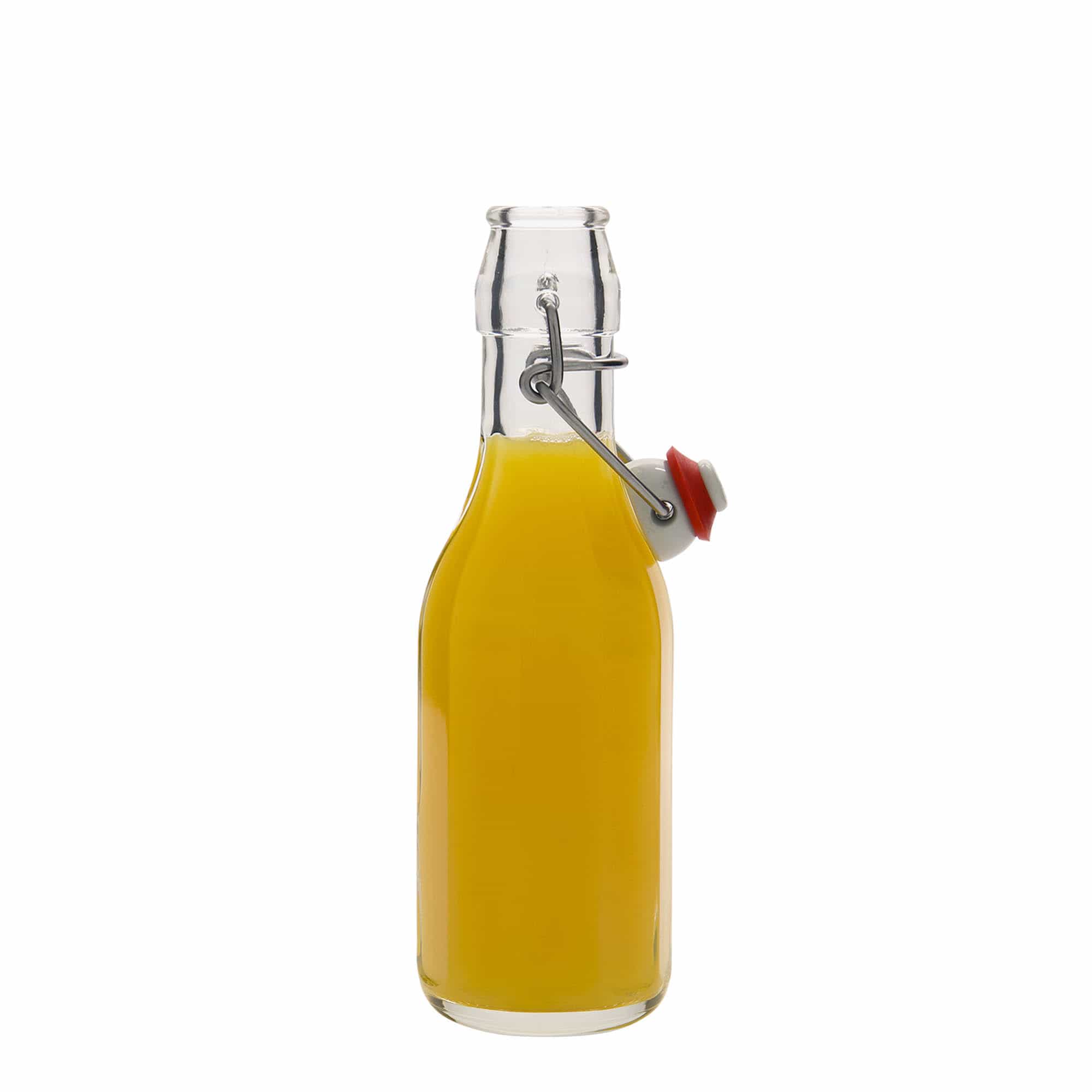 250 ml glasflaska 'Bravo', tiokantig, öppning: bygelkapsyl 250 ml glasflaska 'Bravo', tiokantig, öppning: bygelkapsyl