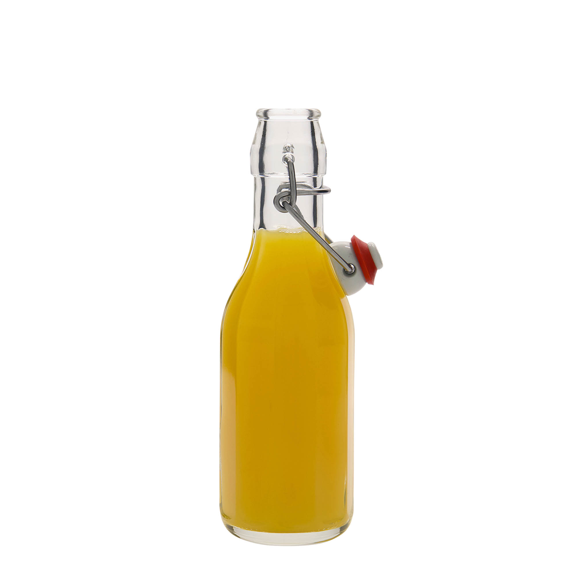 250 ml glasflaska 'Bravo', tiokantig, öppning: bygelkapsyl 250 ml glasflaska 'Bravo', tiokantig, öppning: bygelkapsyl