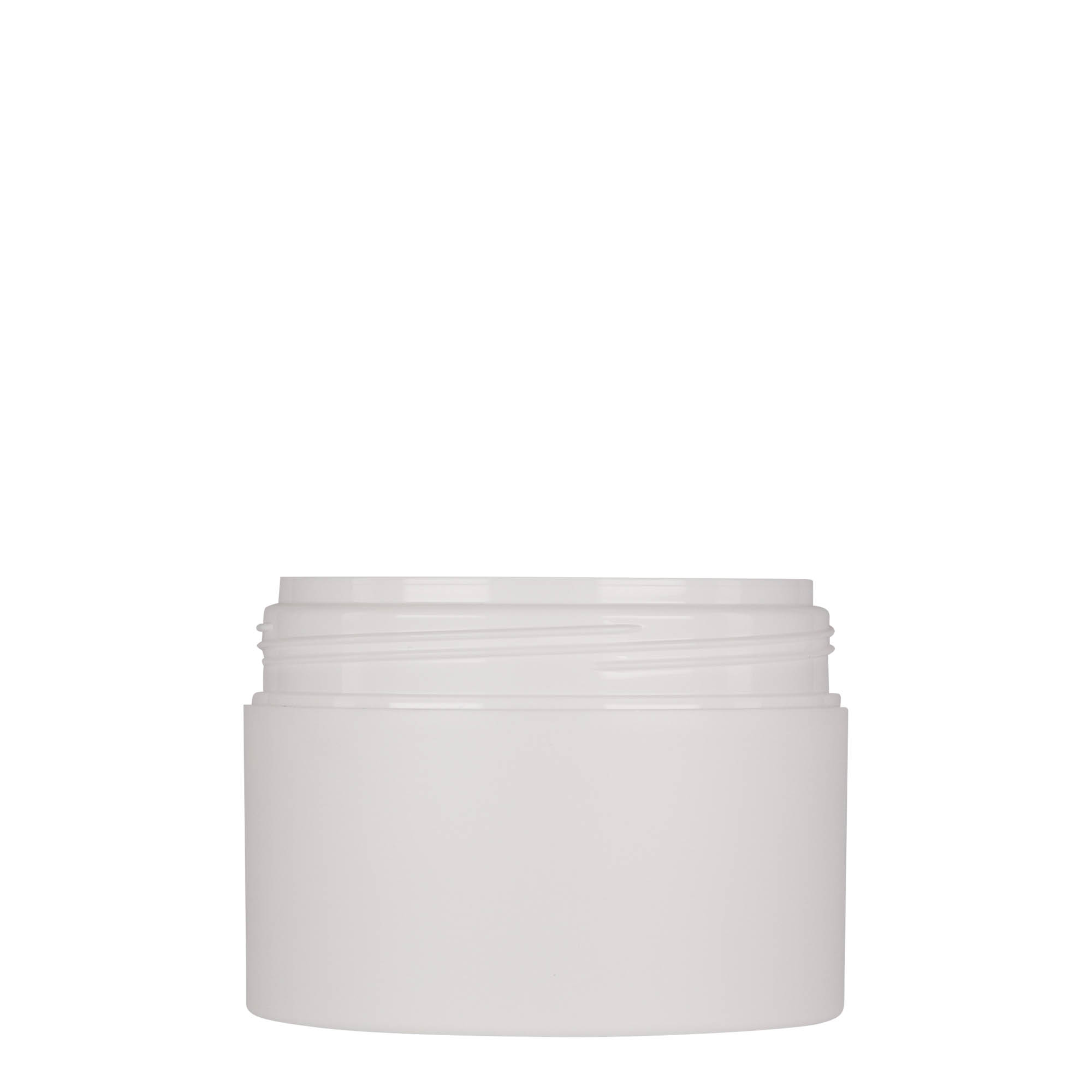 200 ml plastburk 'Antonella', PP, vit, öppning: skruvlock