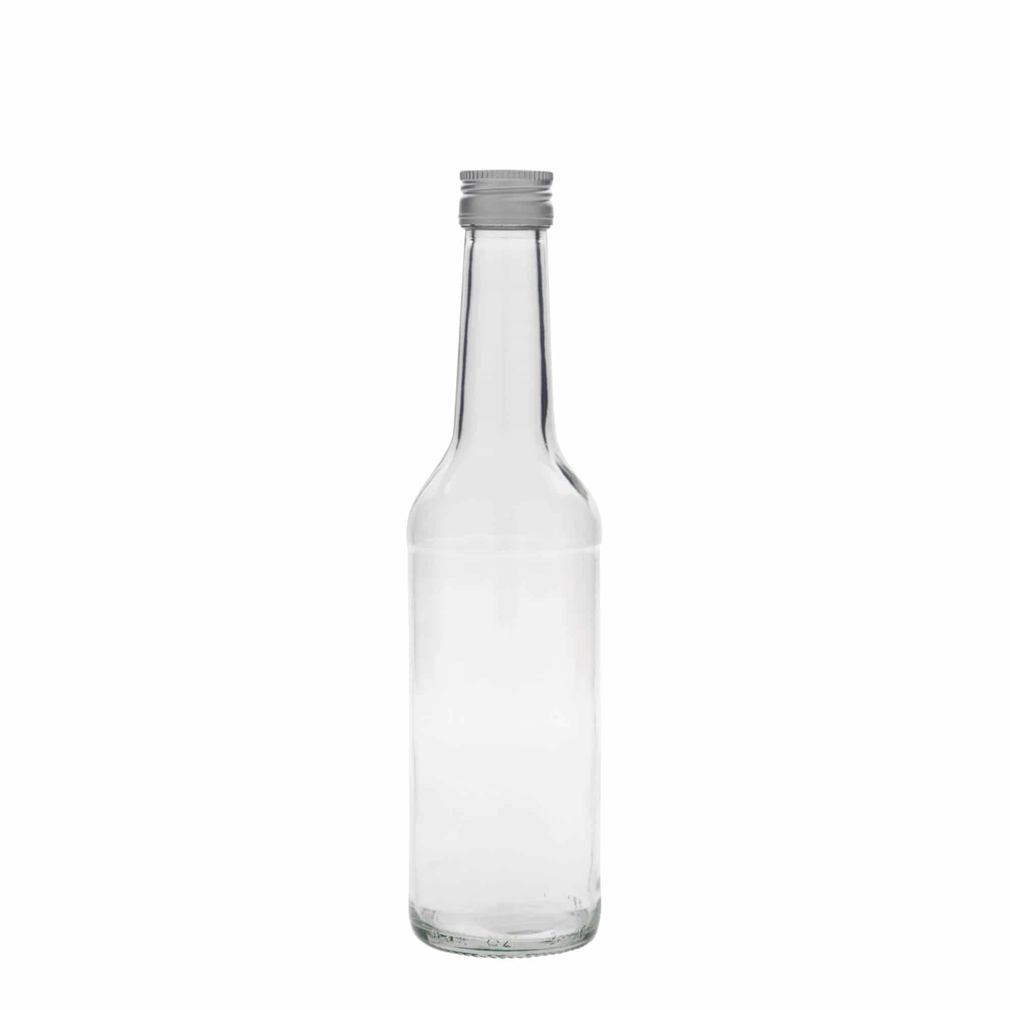 350 ml glasflaska rak hals, mynning: PP 28