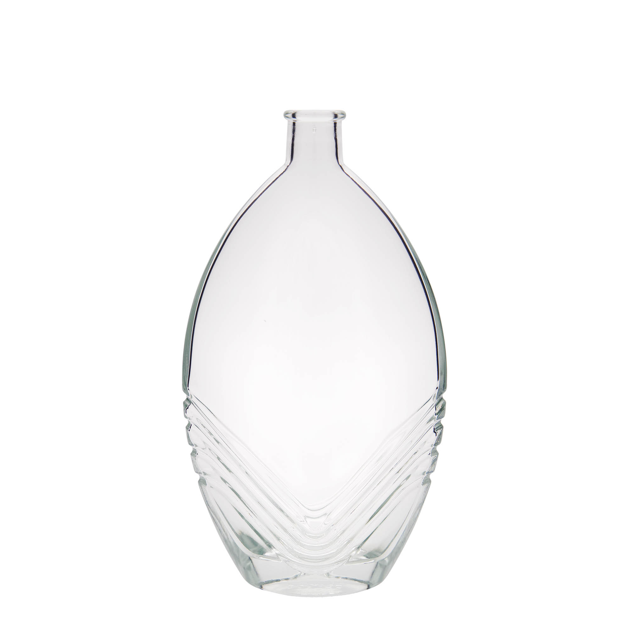 500 ml glasflaska 'Florence', oval, öppning: kork 500 ml glasflaska 'Florence', oval, öppning: kork