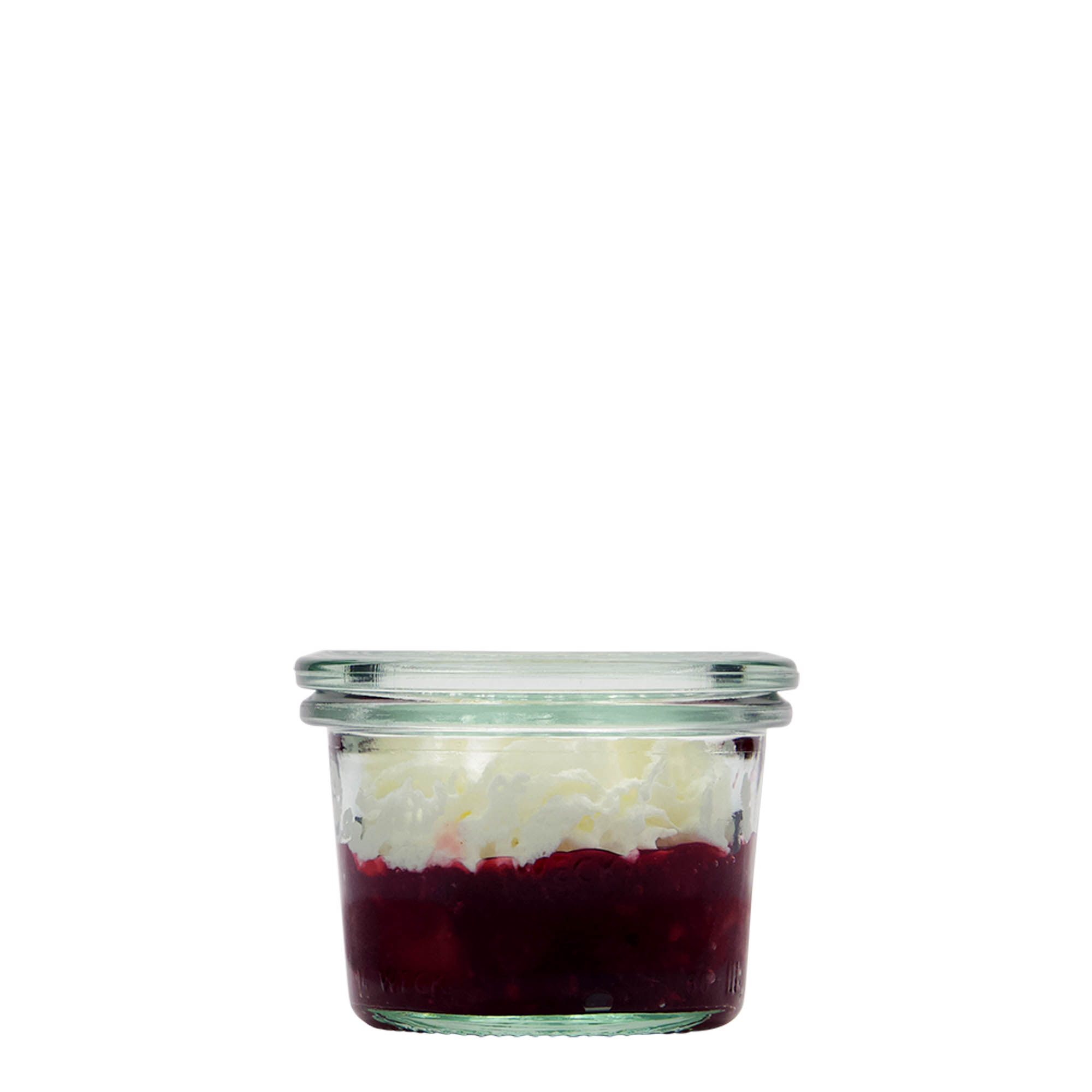 80 ml WECK-sturzglas, mynning: rund kant 80 ml WECK-sturzglas, mynning: rund kant