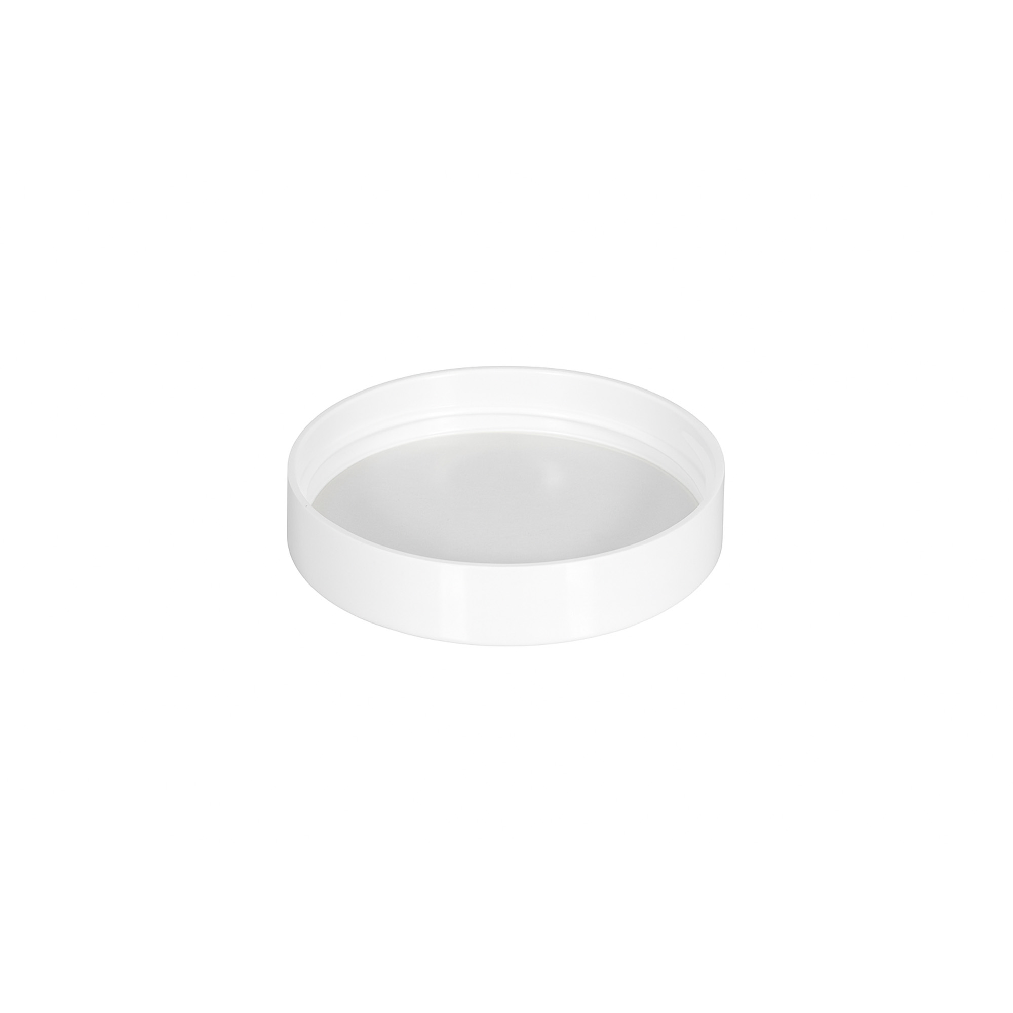 Skruvlock för 120 ml 'Brown Line', PP, vitt