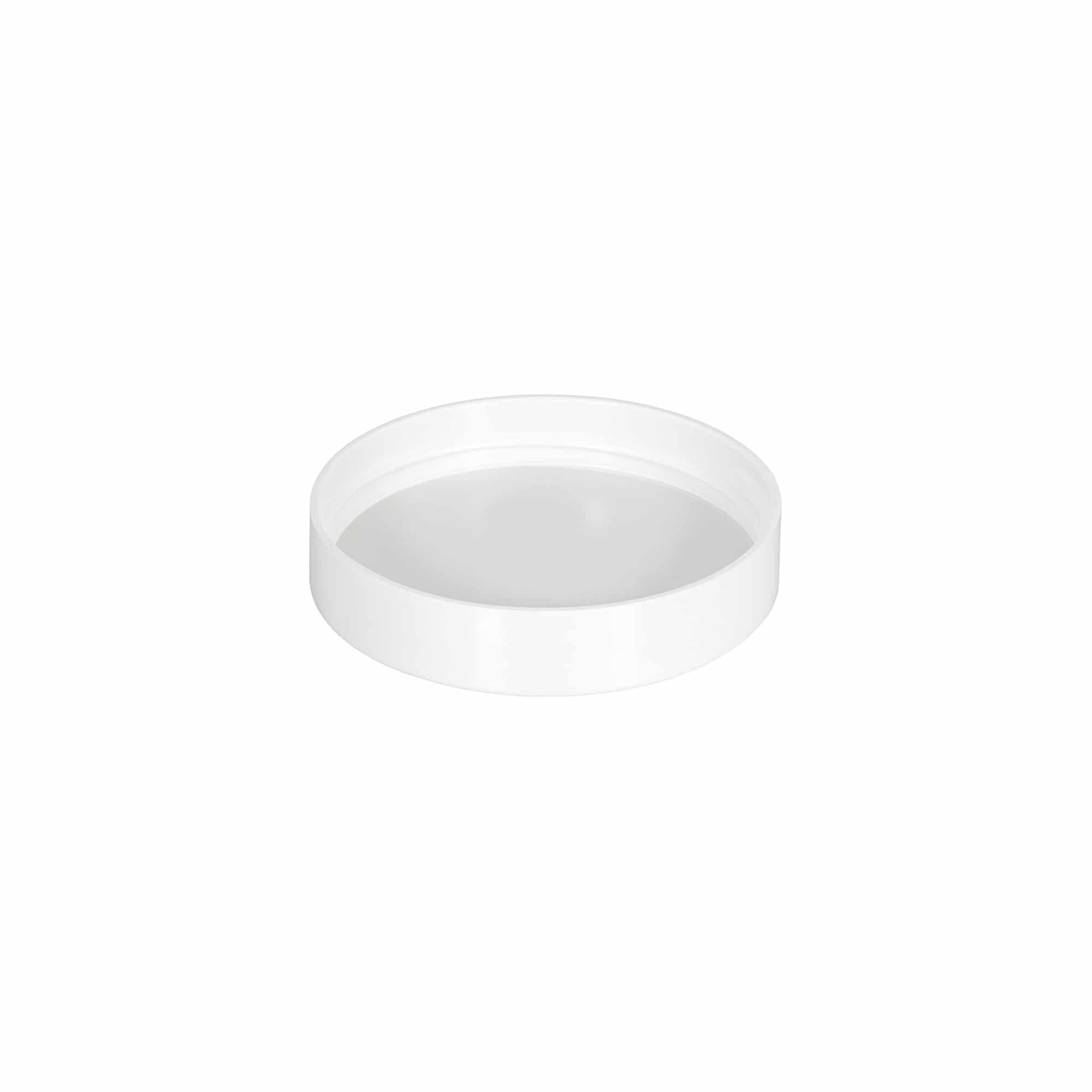 Skruvlock för 120 ml 'Brown Line', PP, vitt