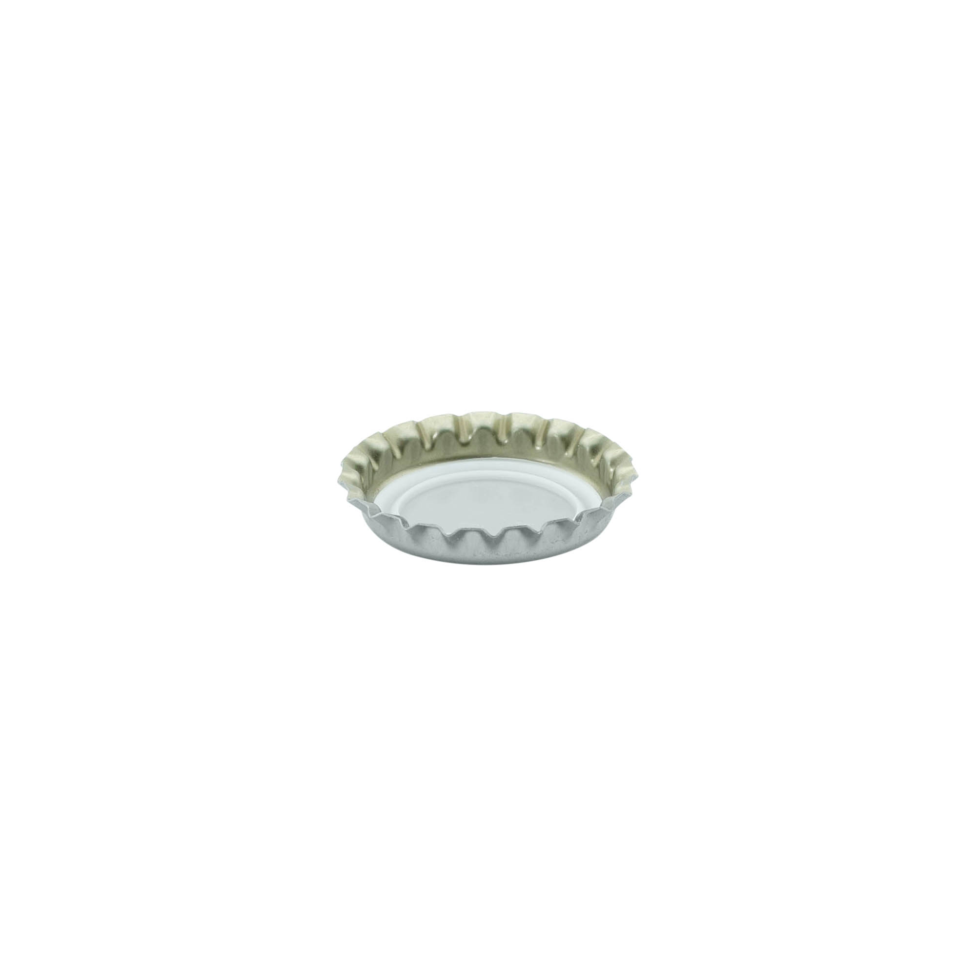 Kapsylen 26 mm, metall, silver