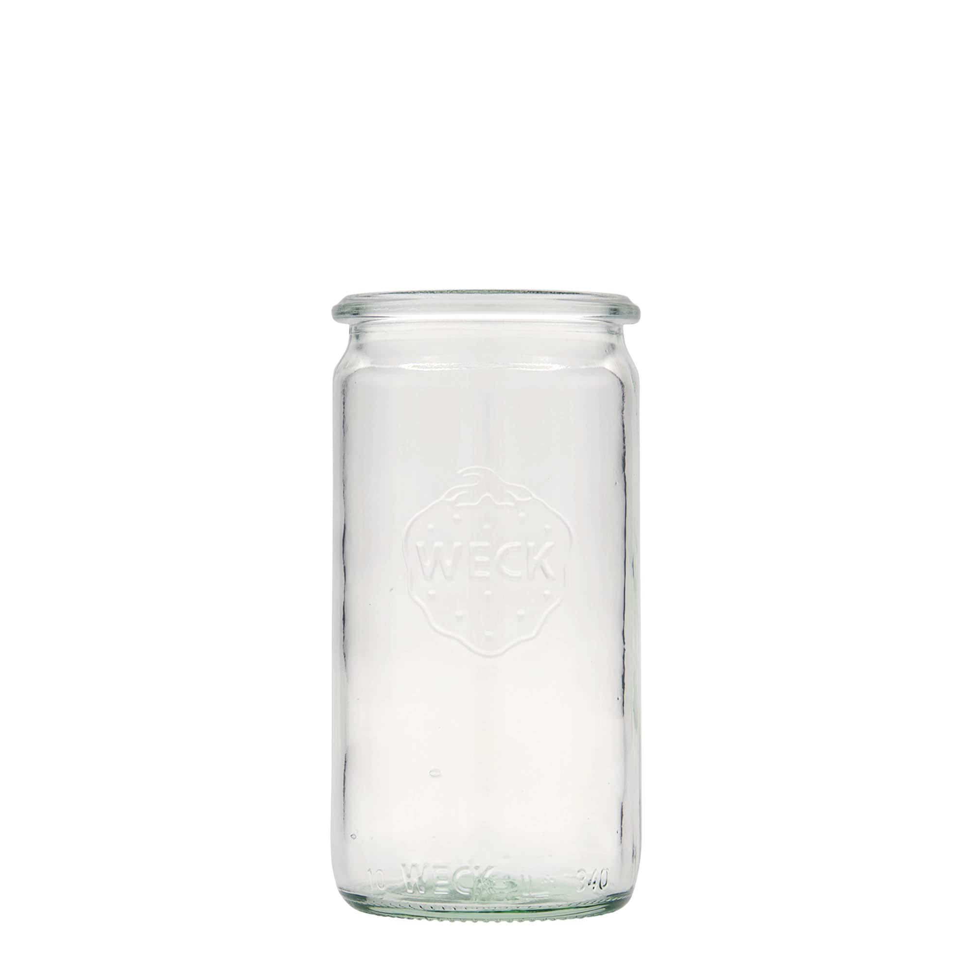 340 ml WECK cylinderburk, mynning: rund kant