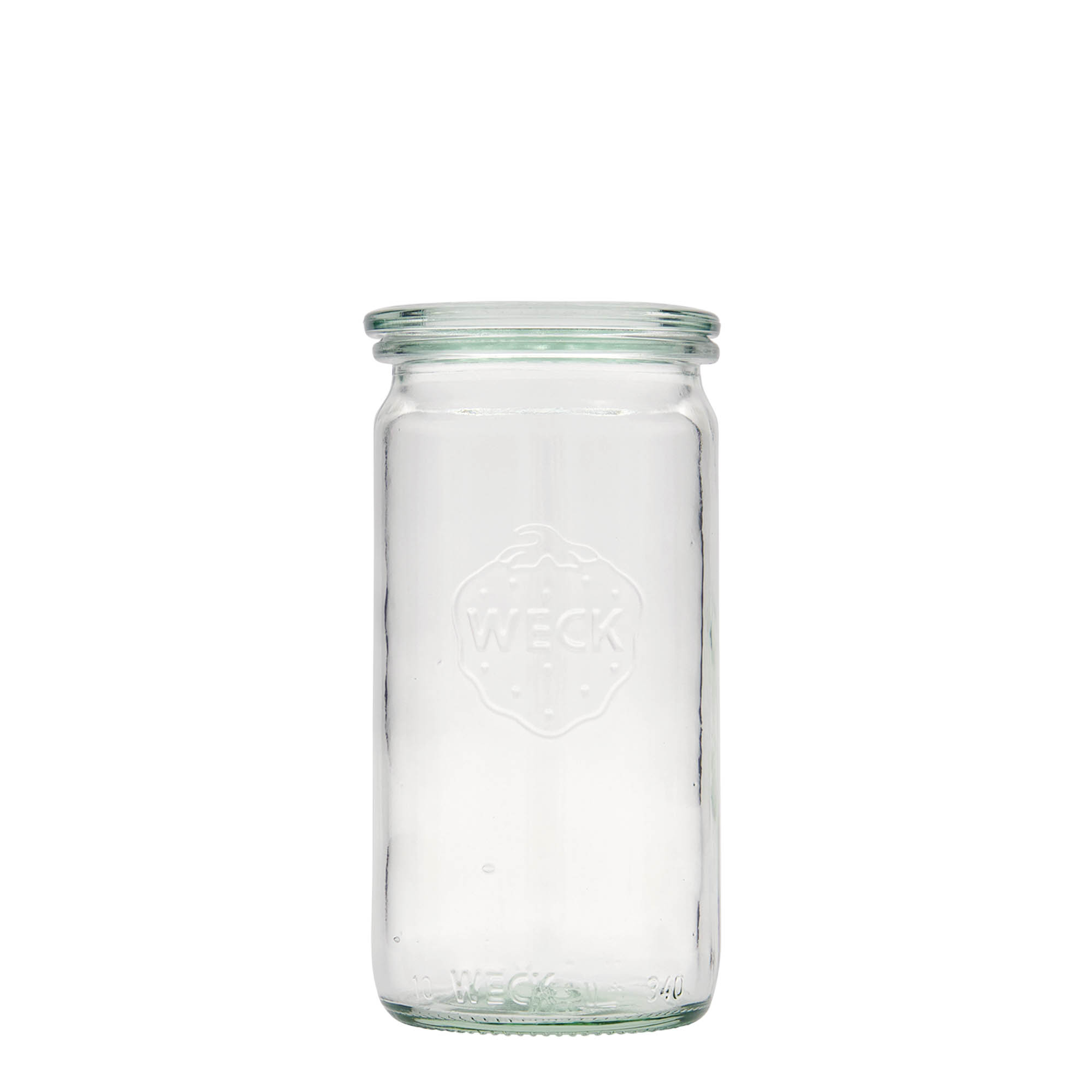 340 ml WECK-cylinderglas, öppning: rund kant 340 ml WECK-cylinderglas, öppning: rund kant