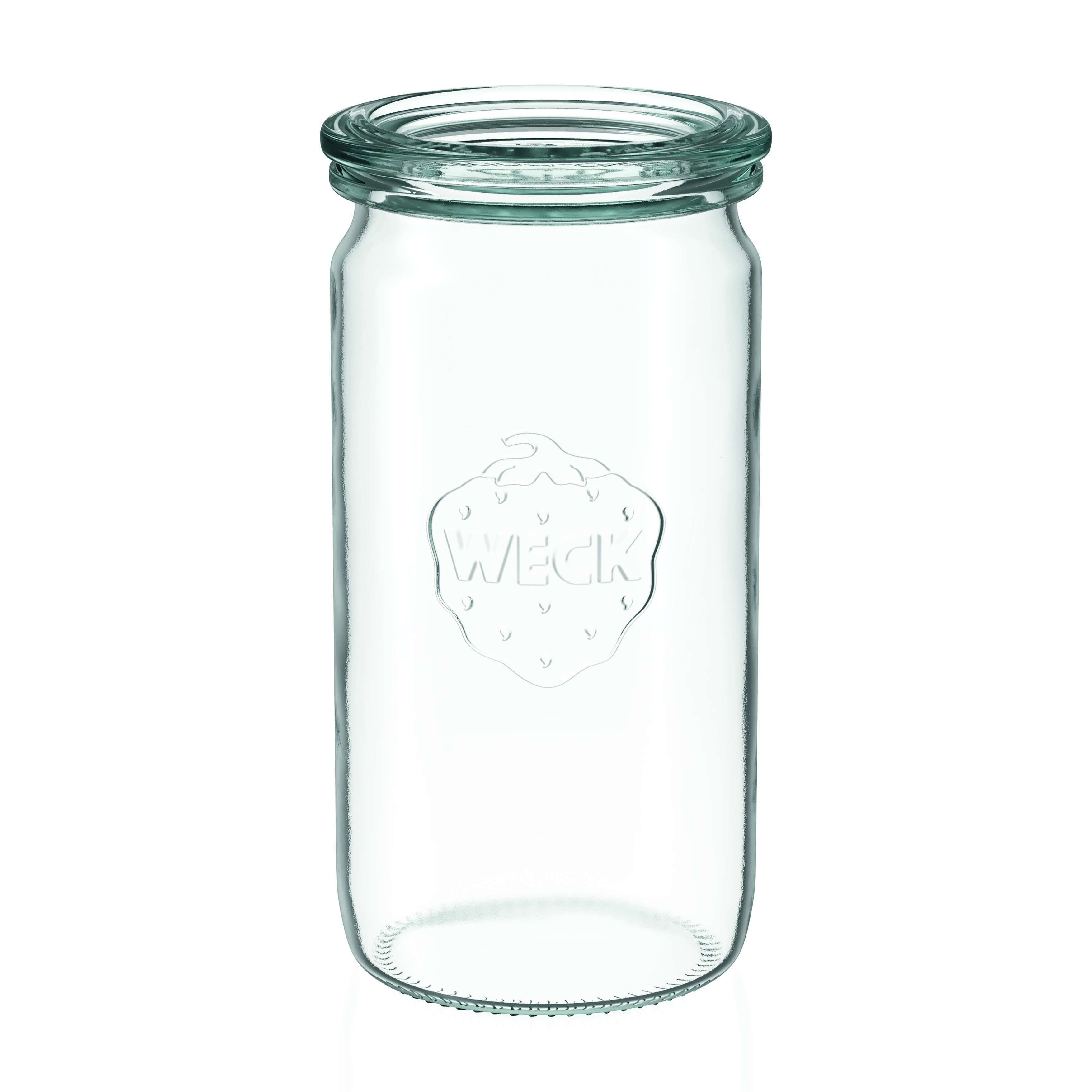 340 ml WECK-cylinderglas, öppning: rund kant