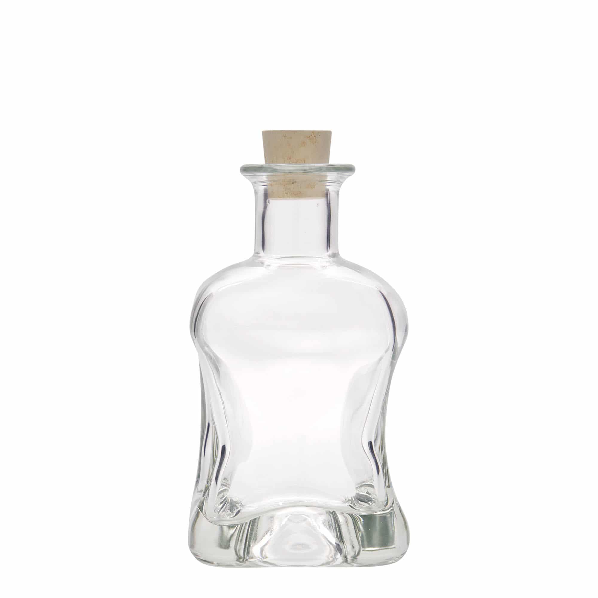 350 ml glasflaska 'Dublin', kvadratisk, mynning: kork