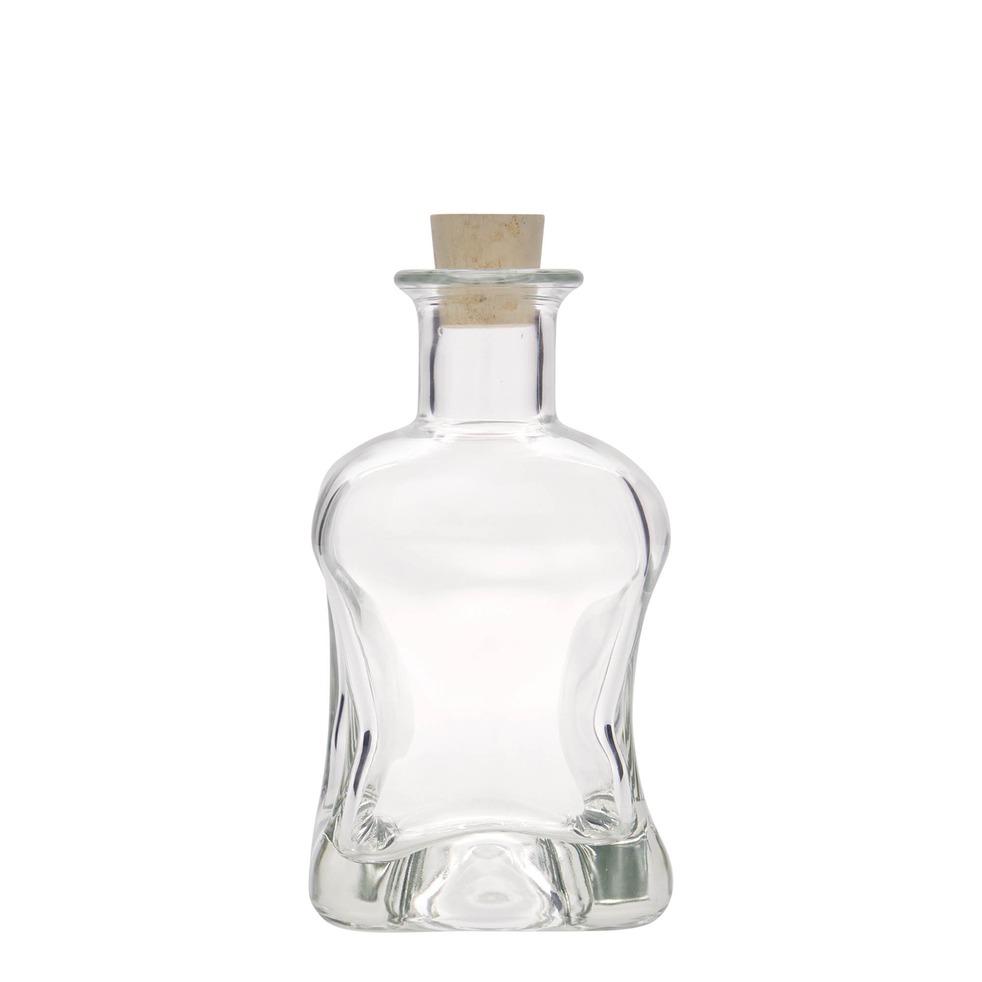 350 ml glasflaska 'Dublin', kvadratisk, öppning: kork